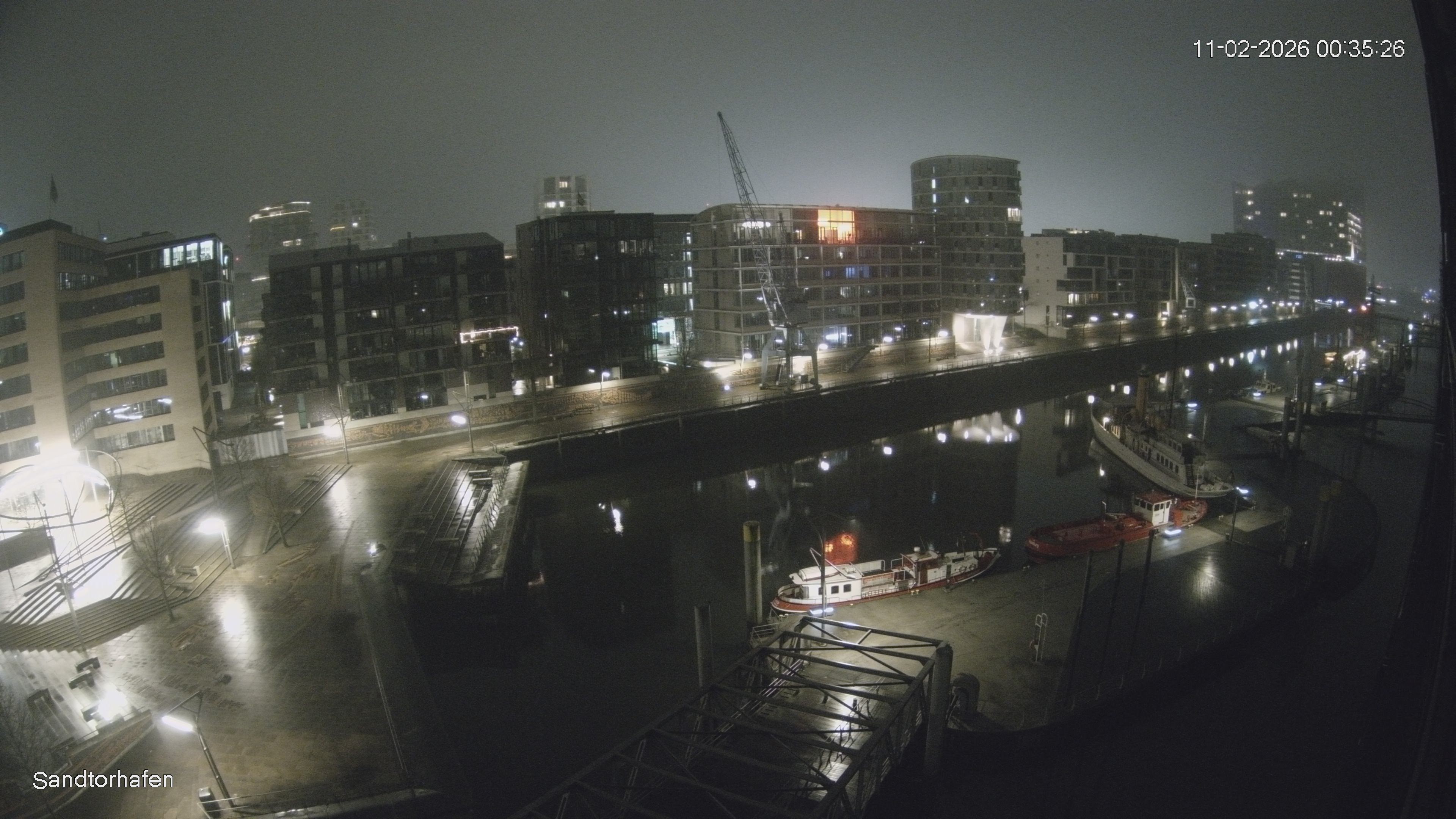 Archiv Foto Webcam Hamburg: HafenCity und Elbphilharmonie