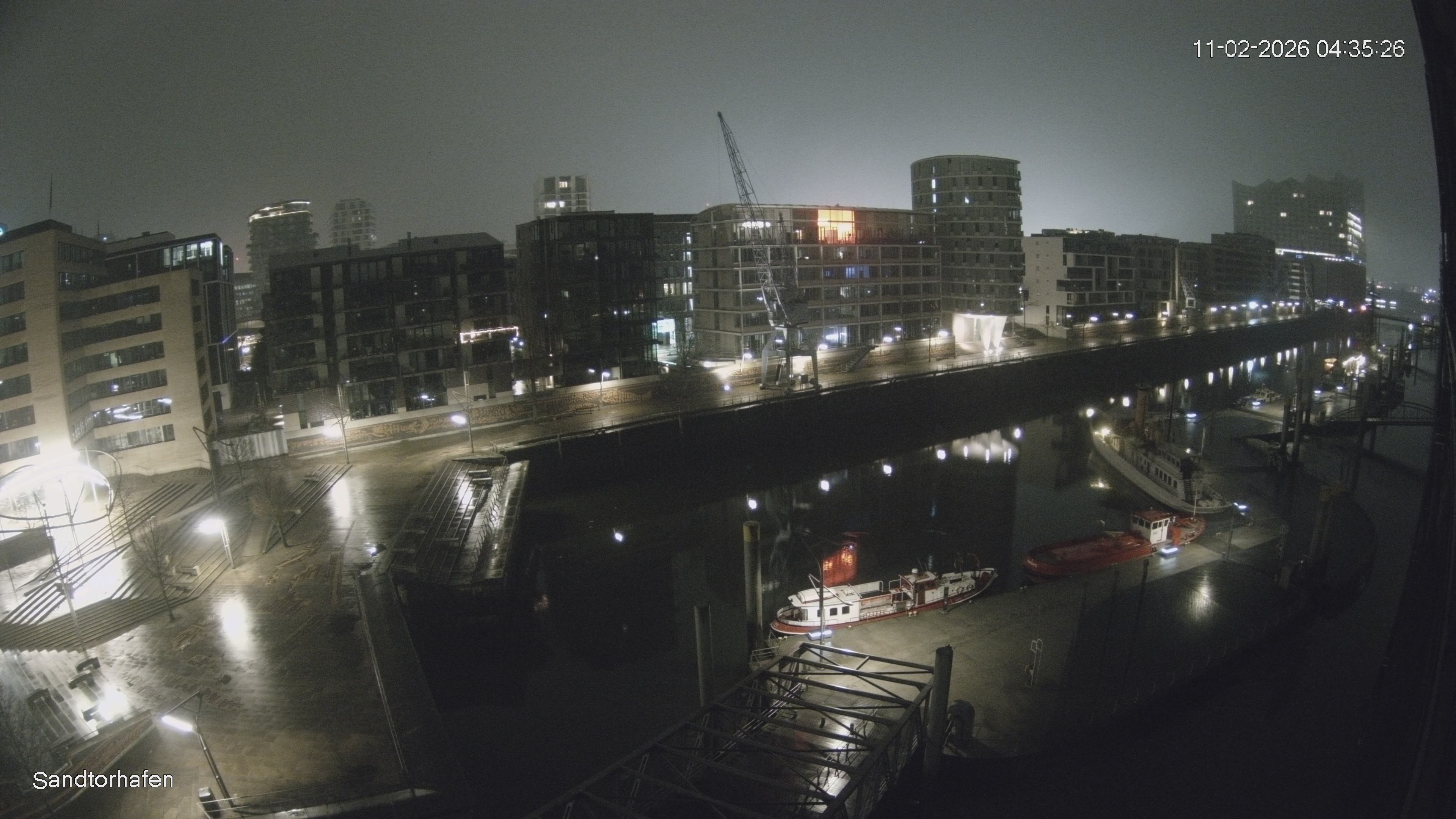 Archiv Foto Webcam Hamburg: HafenCity und Elbphilharmonie