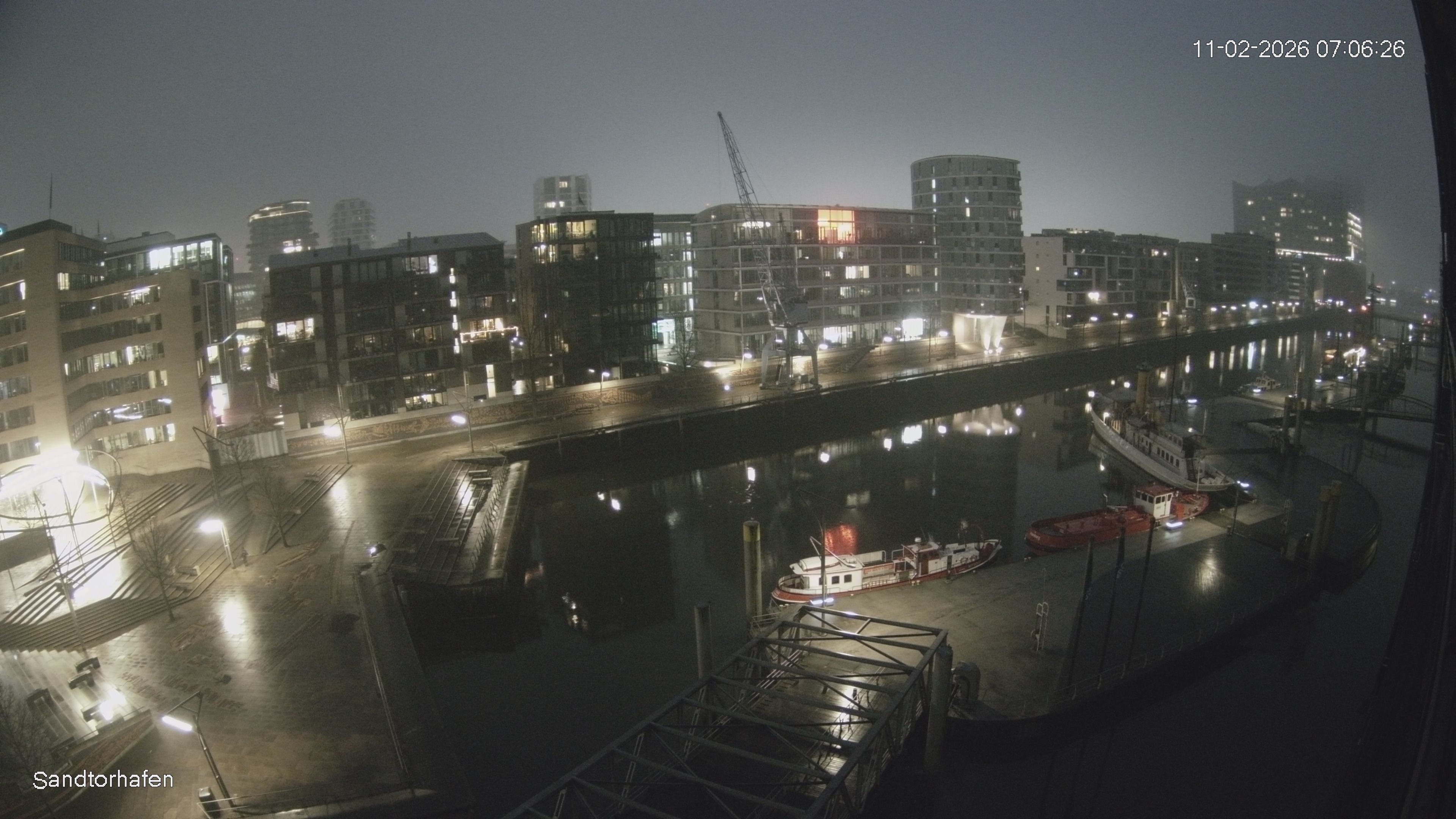 Archiv Foto Webcam Hamburg: HafenCity und Elbphilharmonie