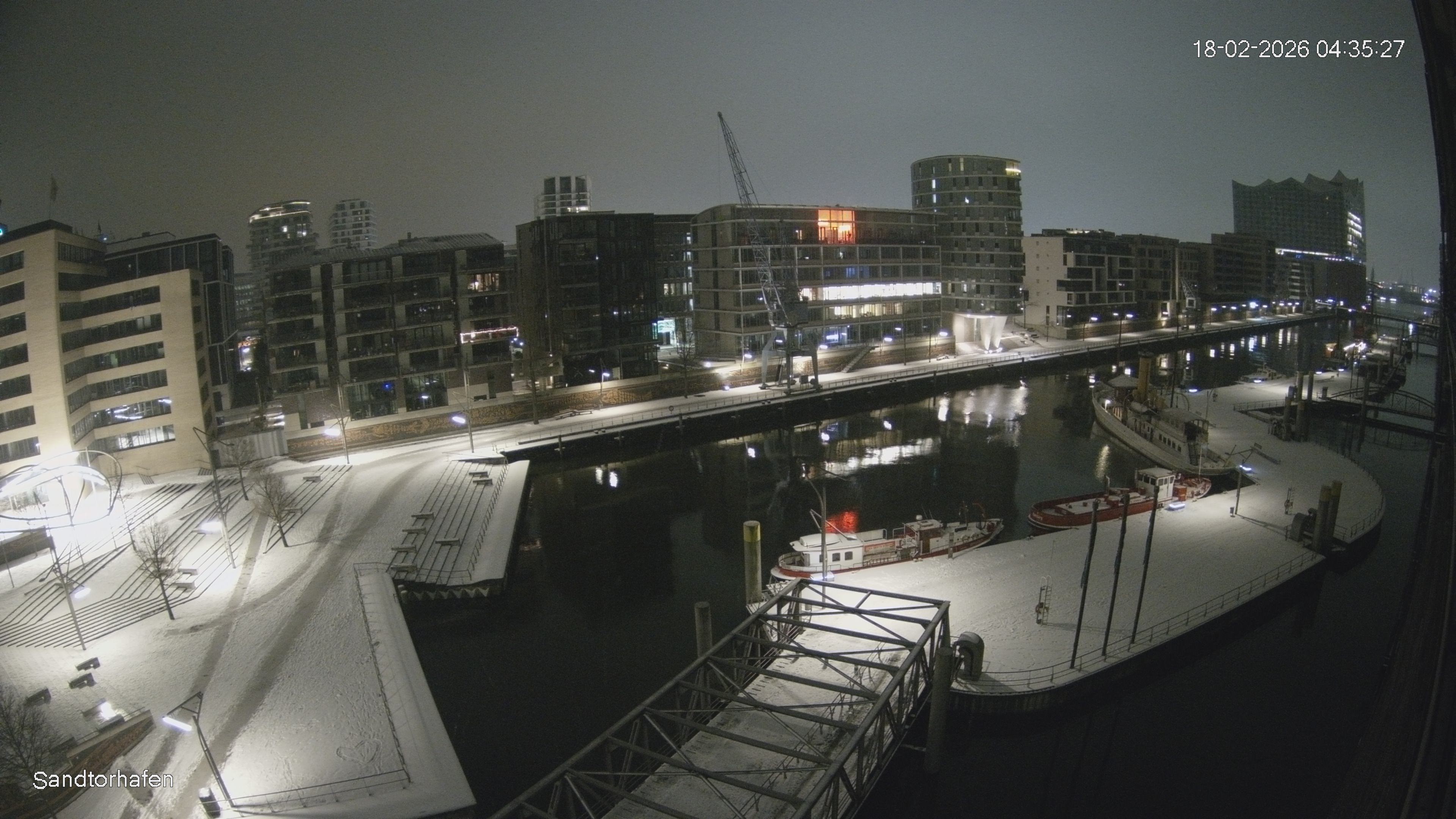 Archiv Foto Webcam Hamburg: HafenCity und Elbphilharmonie