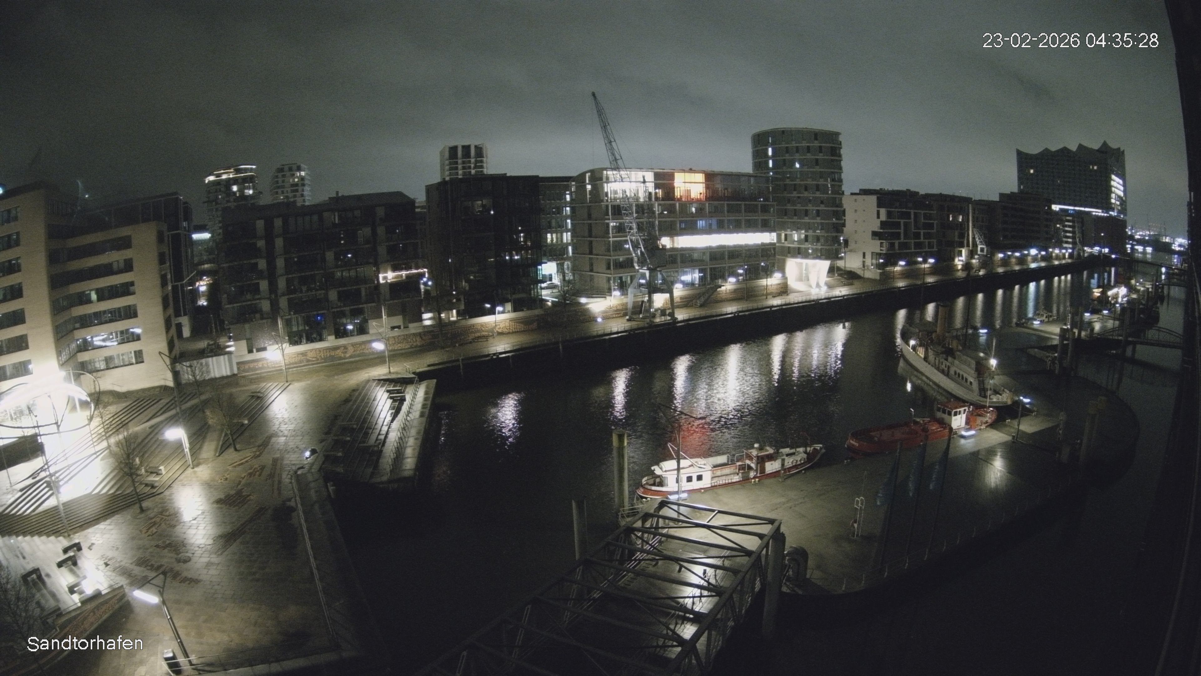 Archiv Foto Webcam Hamburg: HafenCity und Elbphilharmonie