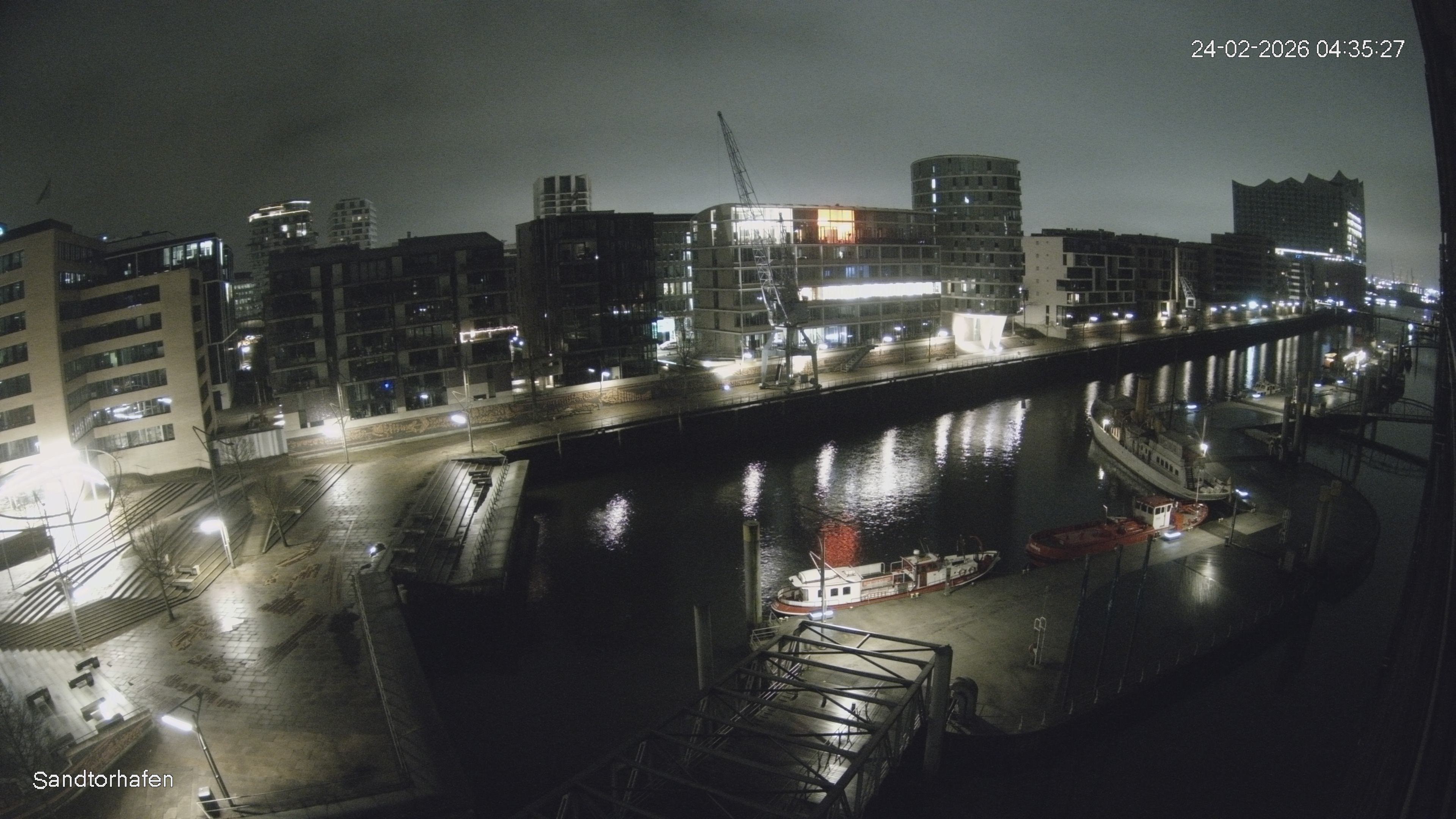 Archiv Foto Webcam Hamburg: HafenCity und Elbphilharmonie