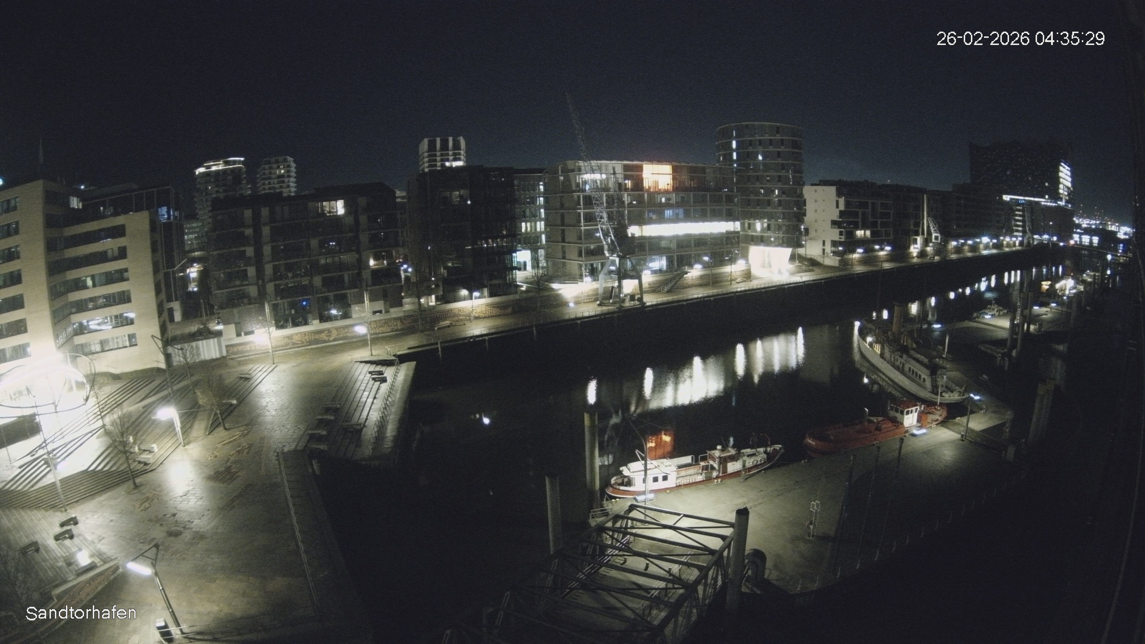 Archived image Webcam Harbour Hall Hamburg
