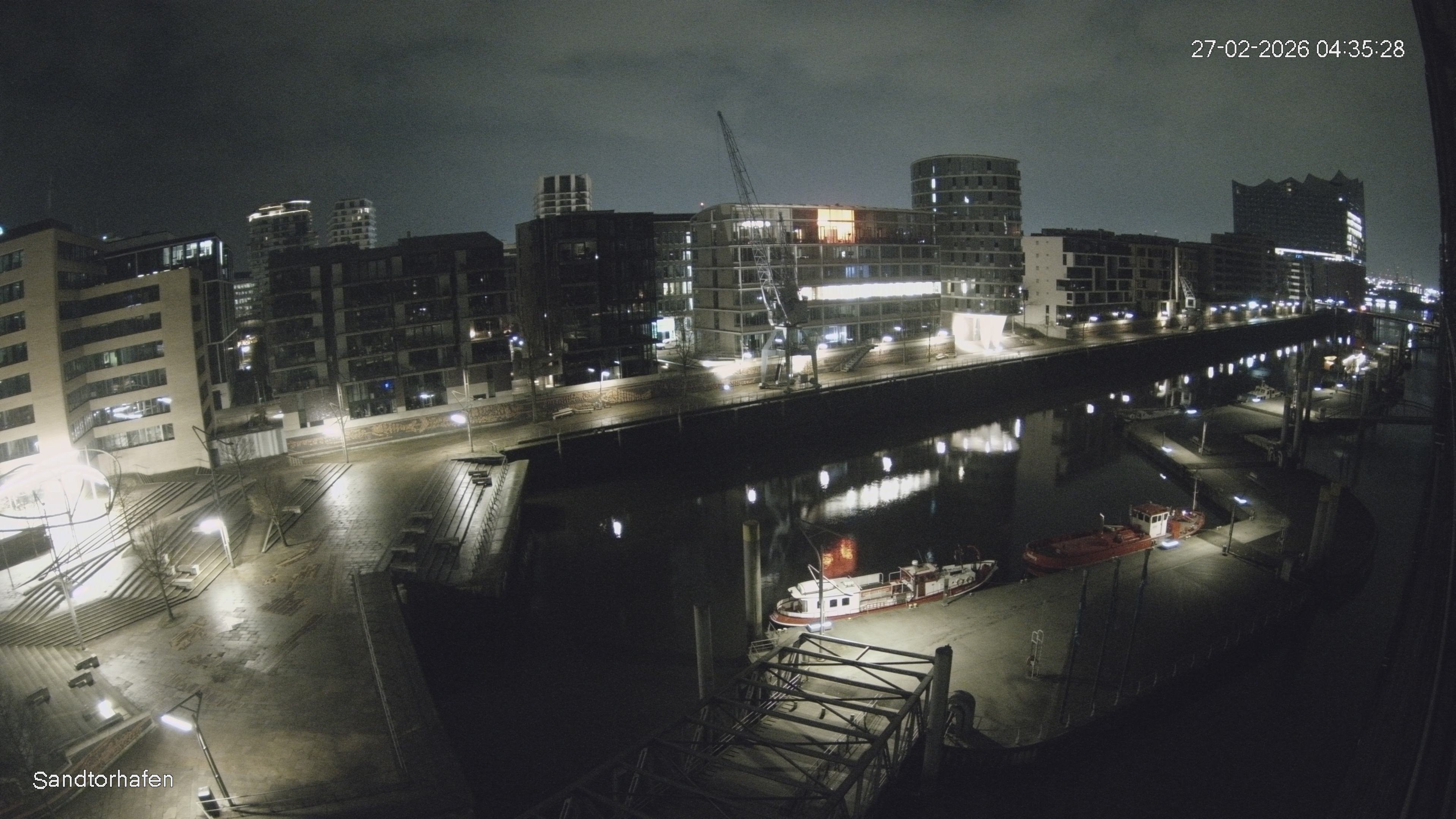 Archived image Webcam Harbour Hall Hamburg