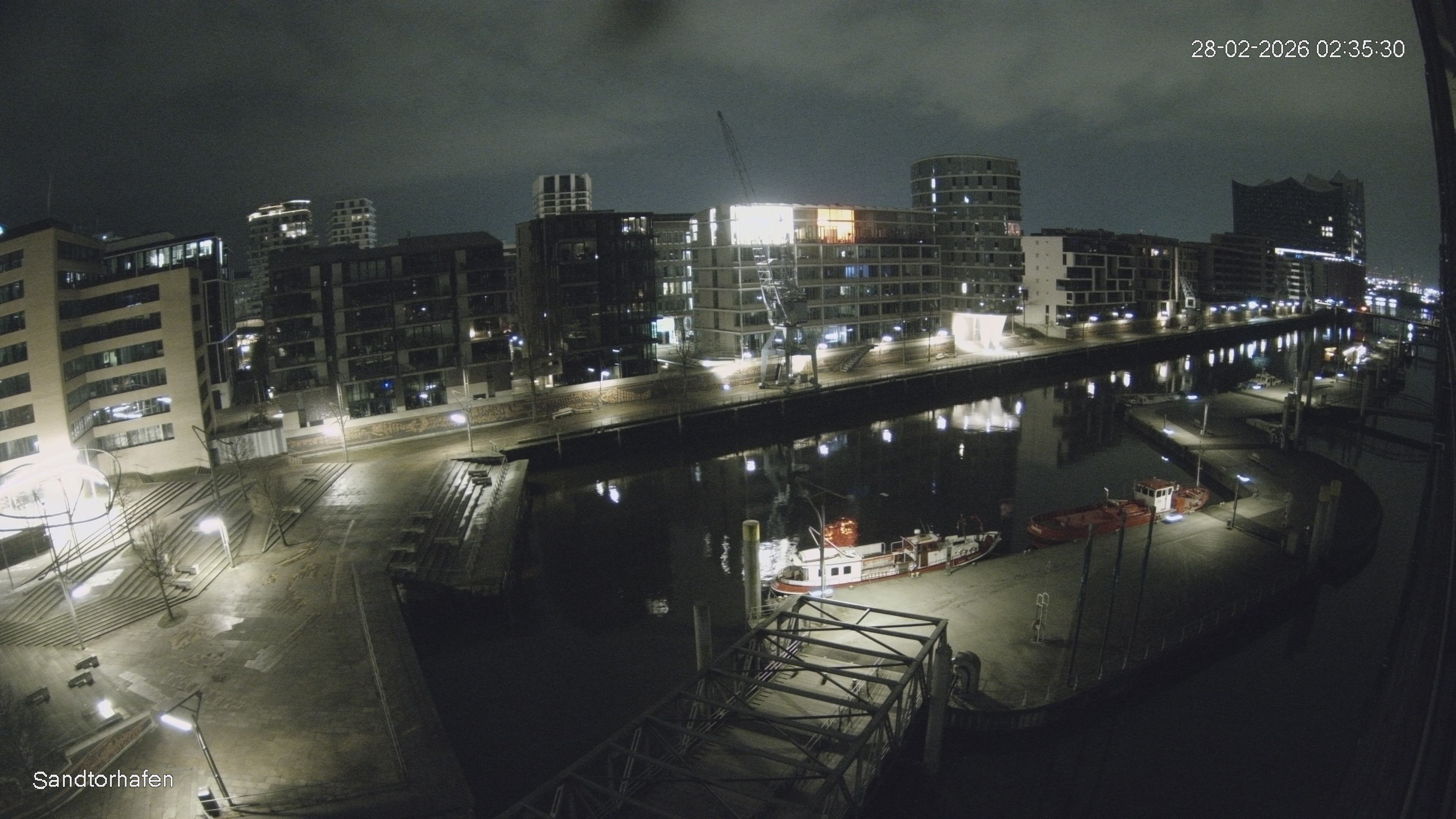 Archived image Webcam Harbour Hall Hamburg