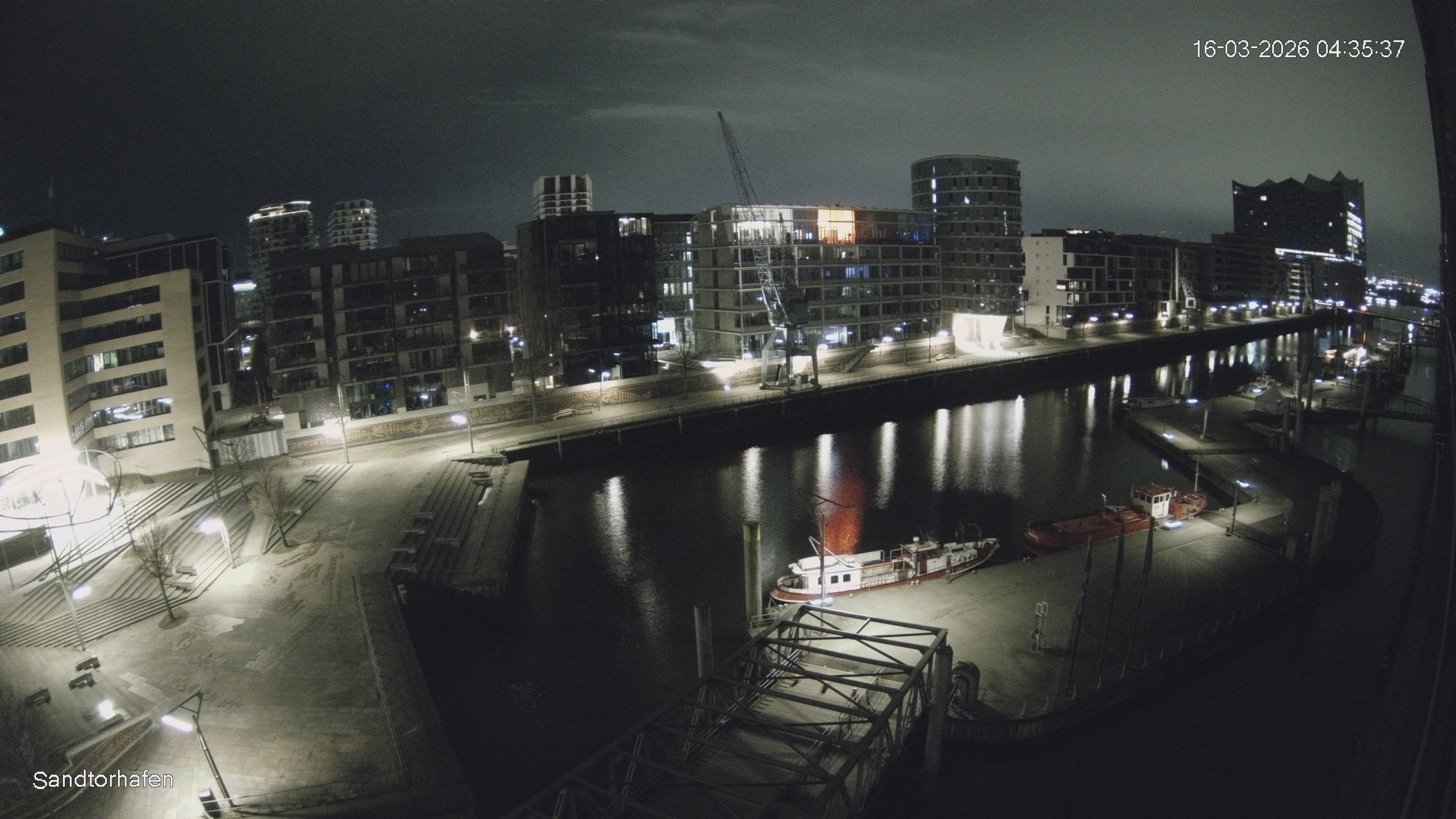 Archived image Webcam Harbour Hall Hamburg