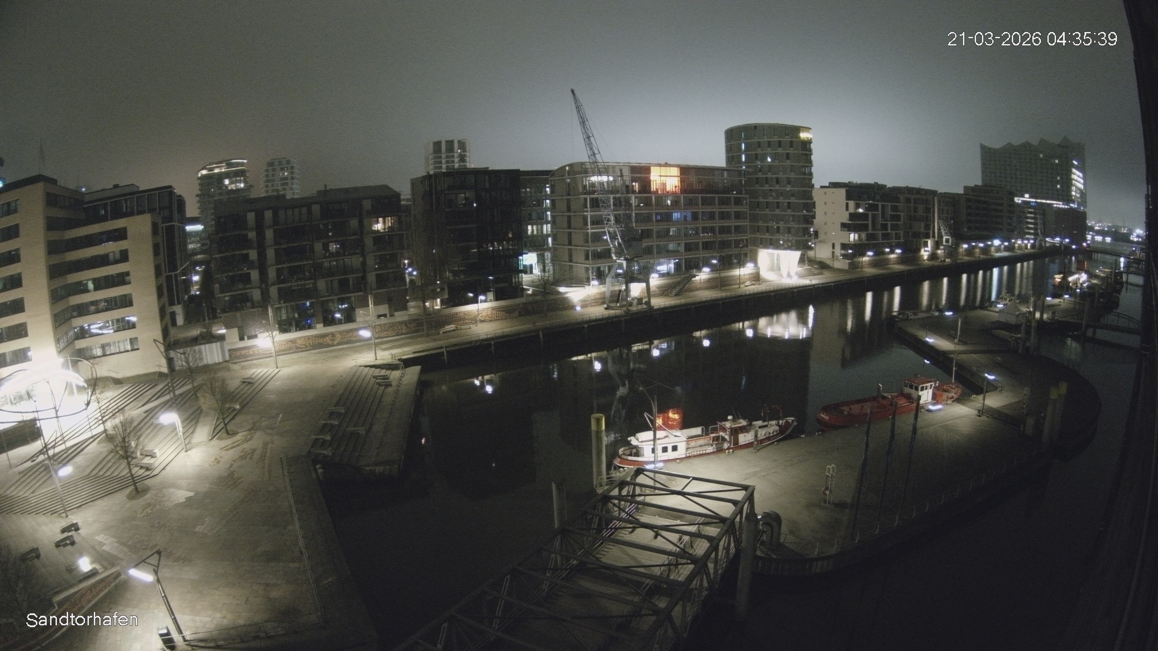 Archiv Foto Webcam Hamburg: HafenCity und Elbphilharmonie