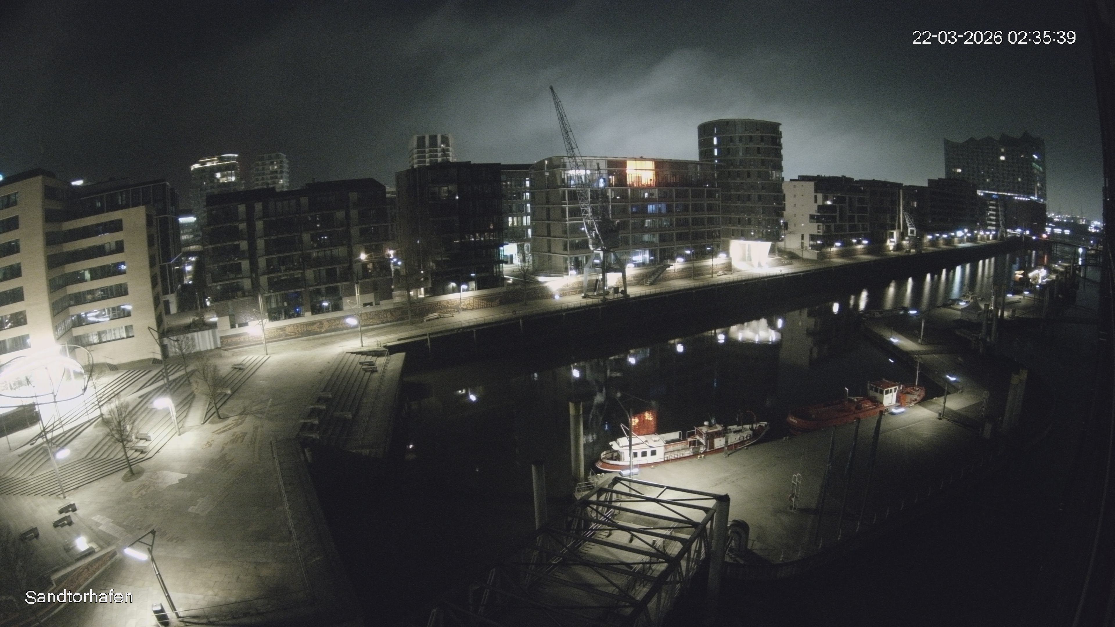 Archiv Foto Webcam Hamburg: HafenCity und Elbphilharmonie