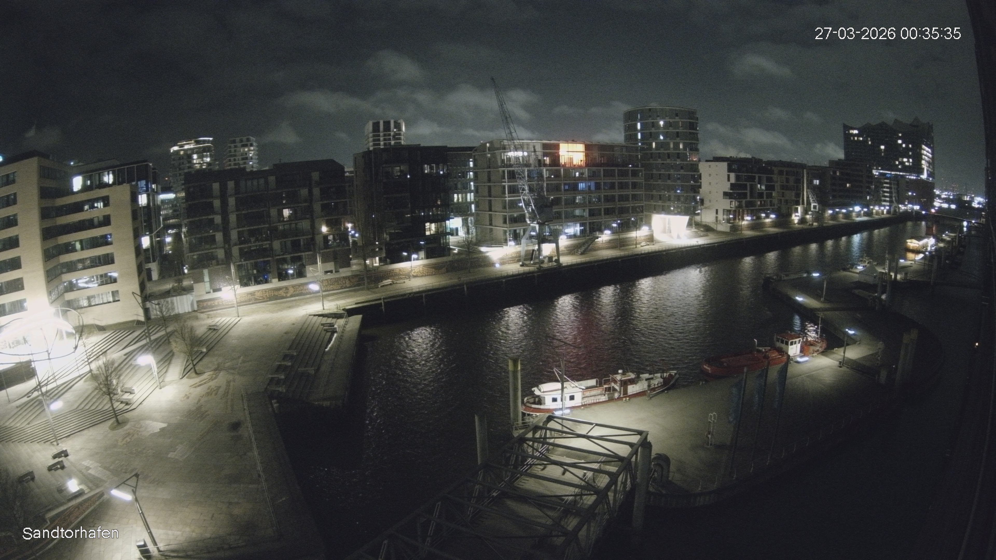 Archived image Webcam Harbour Hall Hamburg