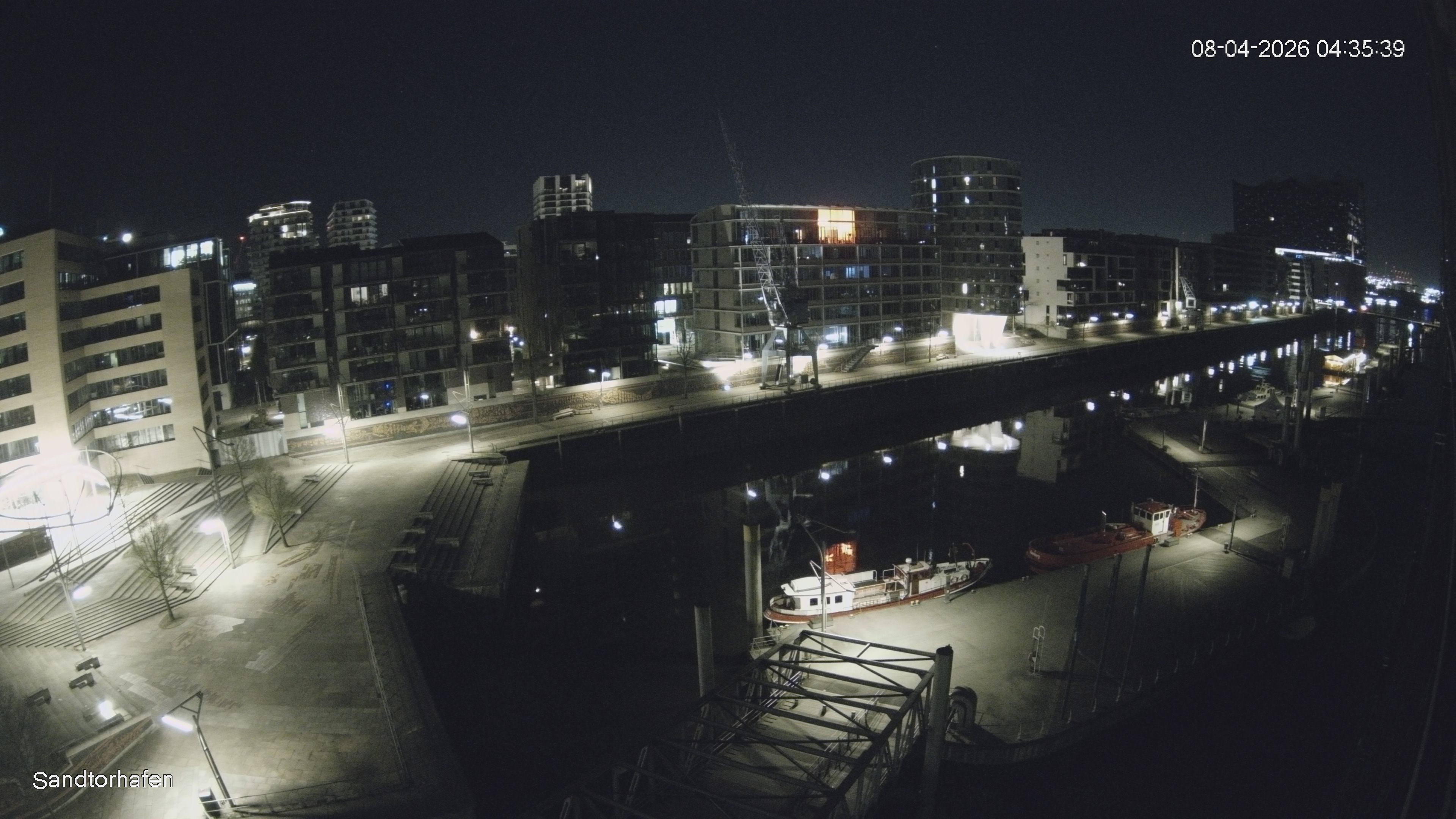 Archiv Foto Webcam Hamburg: HafenCity und Elbphilharmonie