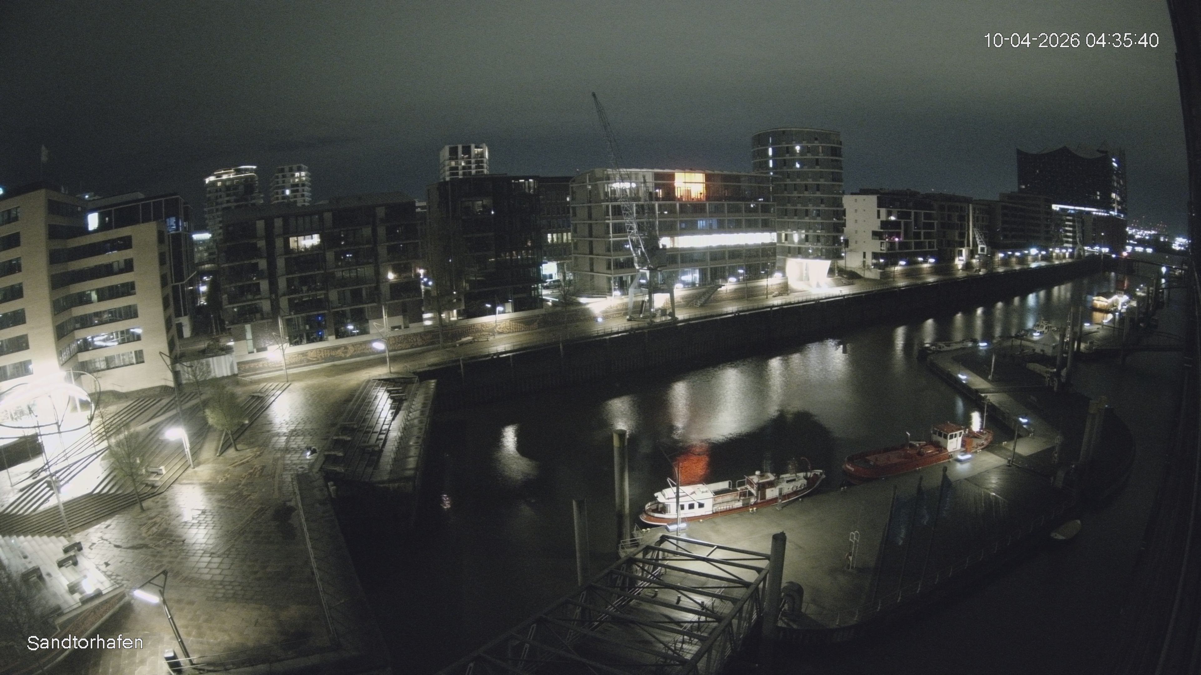 Archived image Webcam Harbour Hall Hamburg