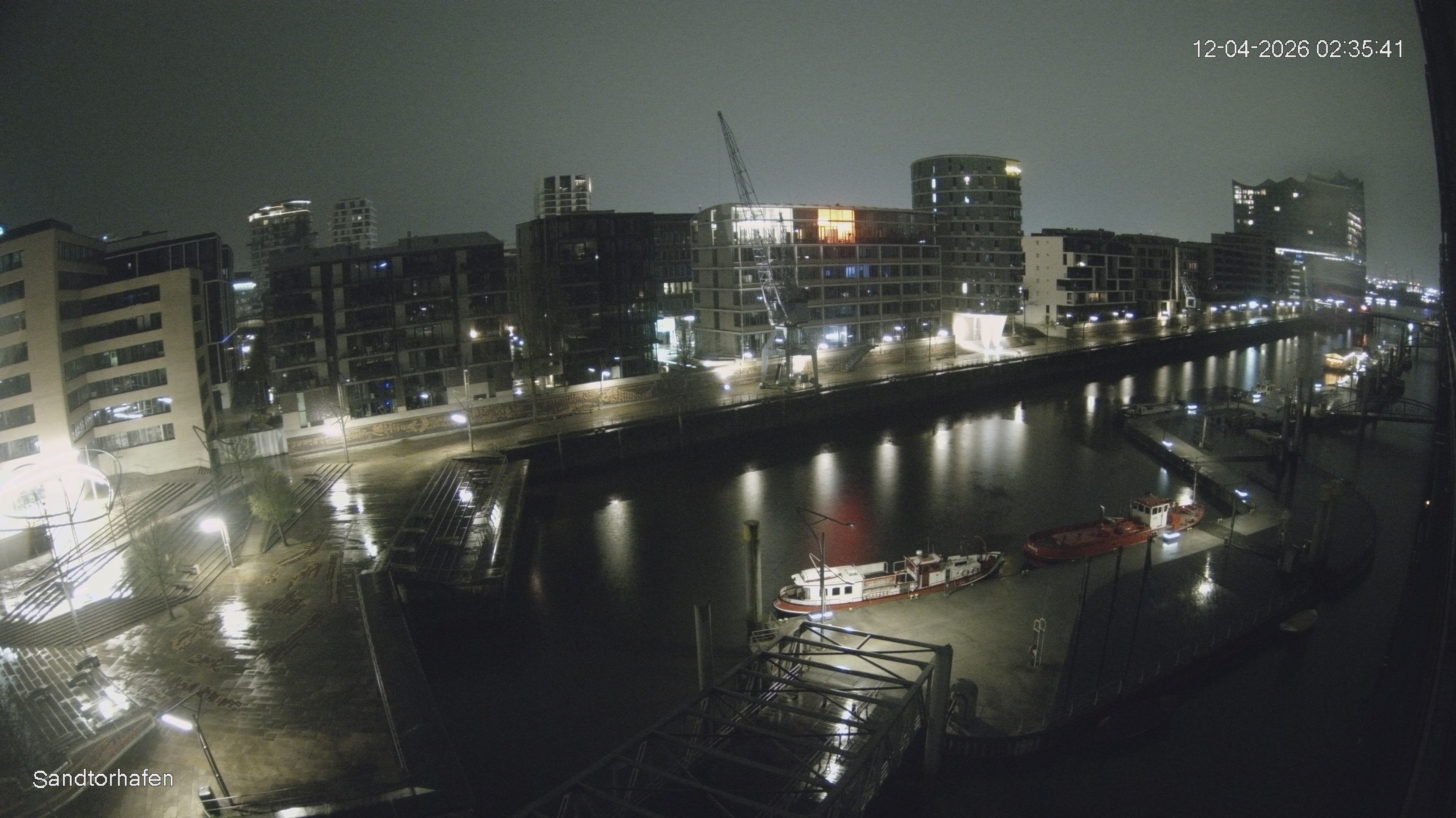 Archiv Foto Webcam Hamburg: HafenCity und Elbphilharmonie
