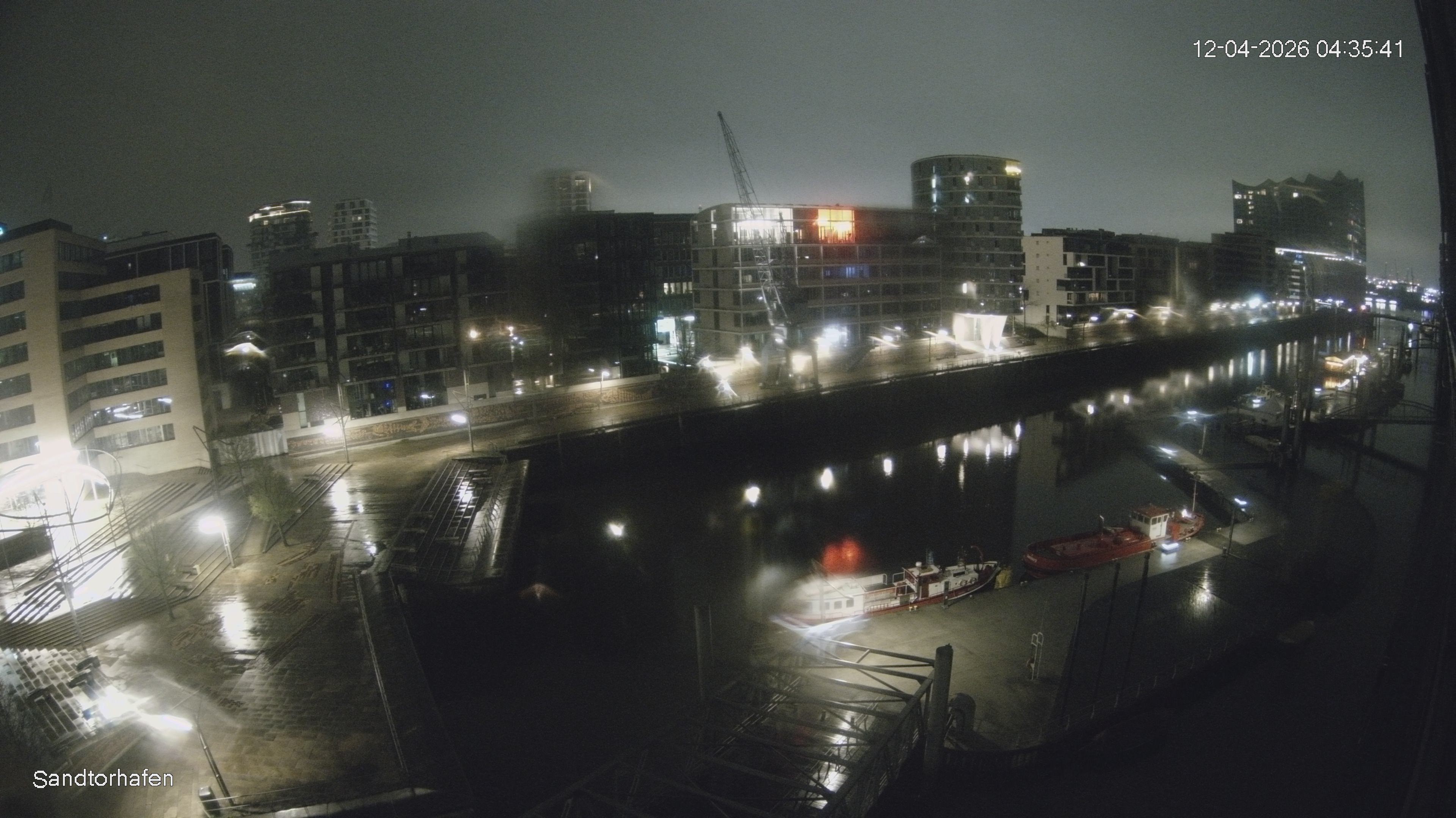 Archiv Foto Webcam Hamburg: HafenCity und Elbphilharmonie