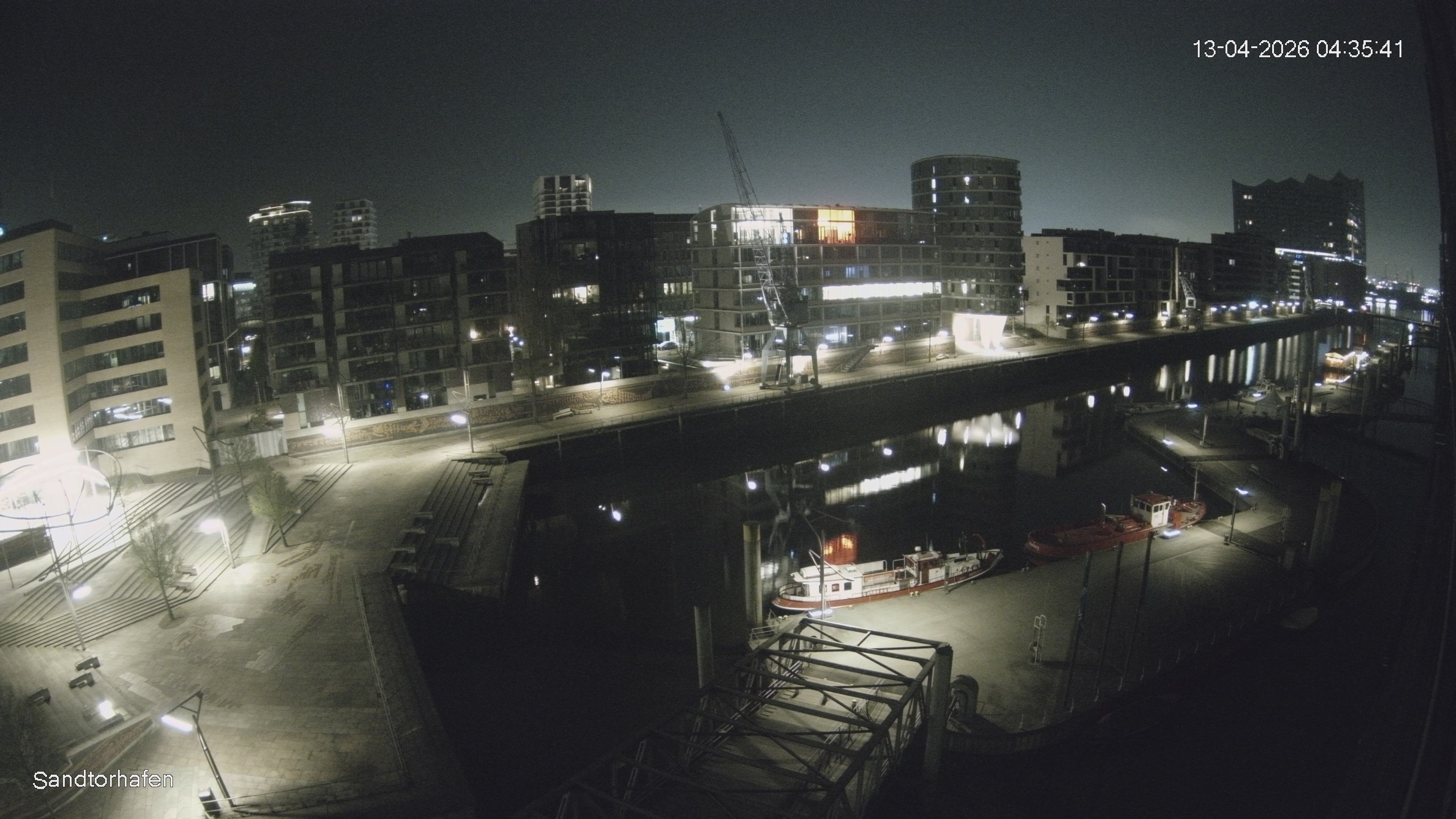 Archiv Foto Webcam Hamburg: HafenCity und Elbphilharmonie