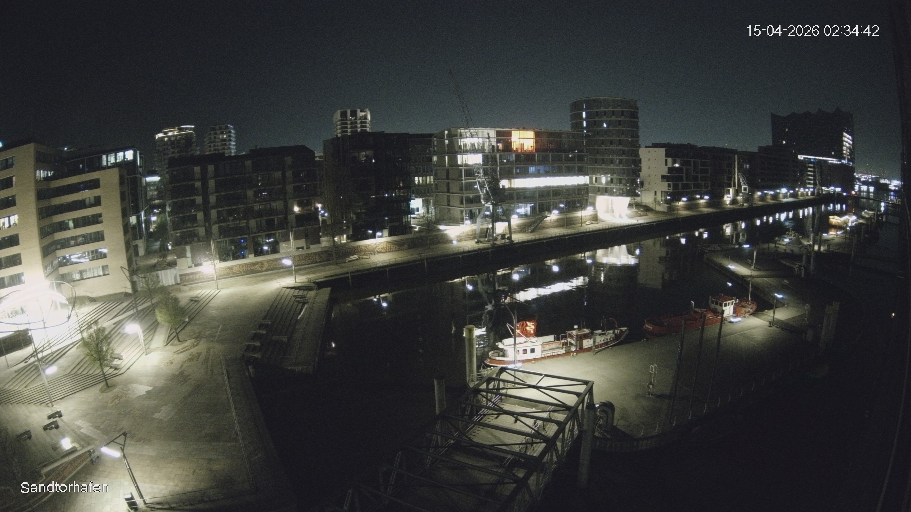 Archived image Webcam Harbour Hall Hamburg