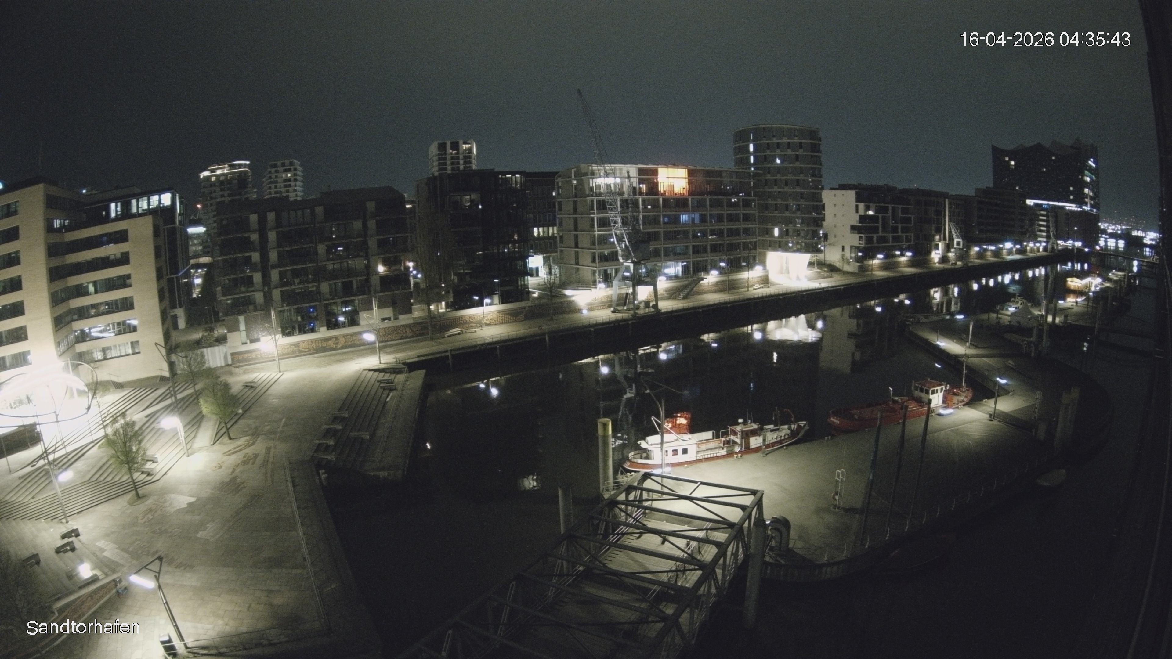 Archiv Foto Webcam Hamburg: HafenCity und Elbphilharmonie