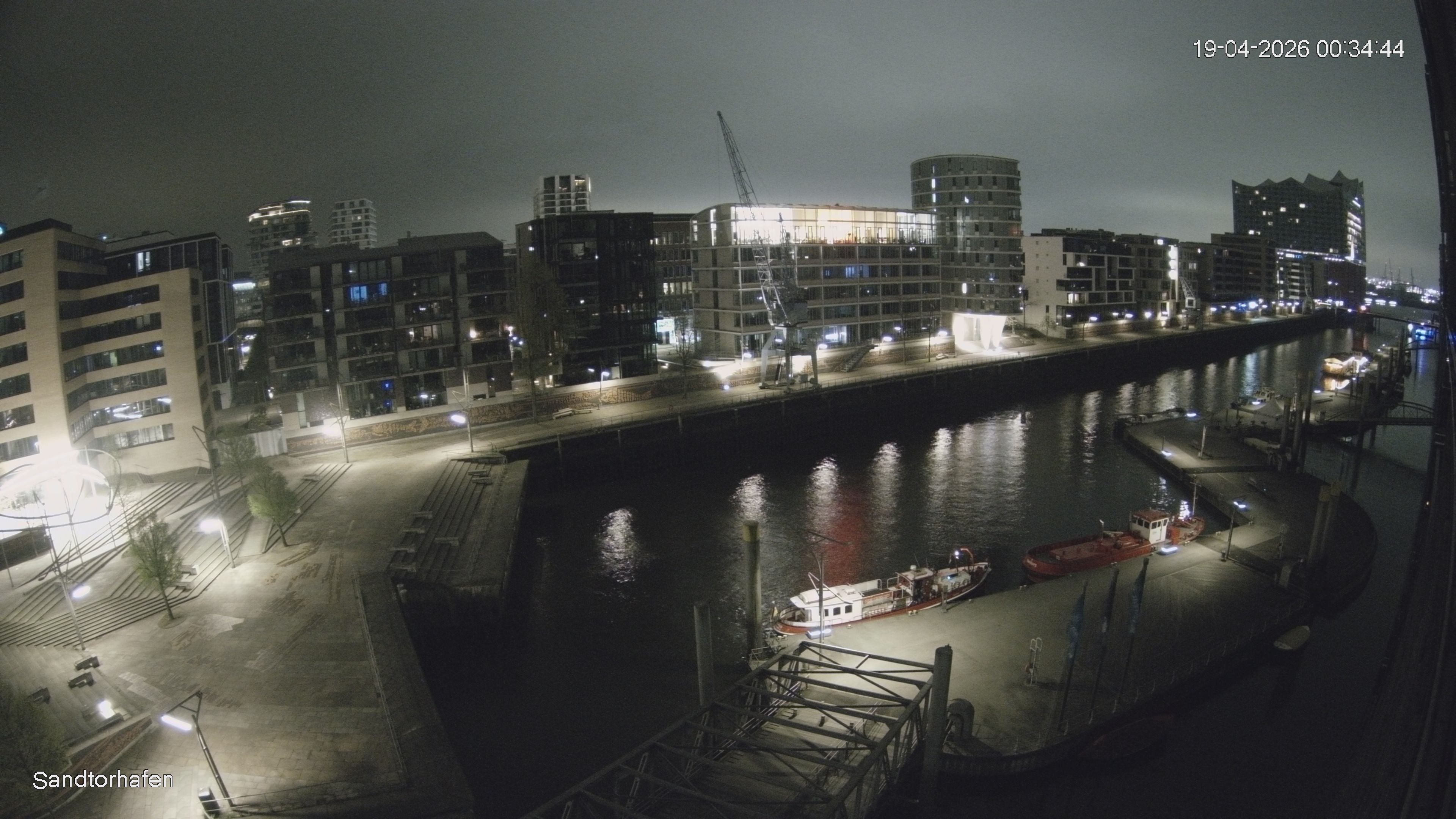 Archiv Foto Webcam Hamburg: HafenCity und Elbphilharmonie