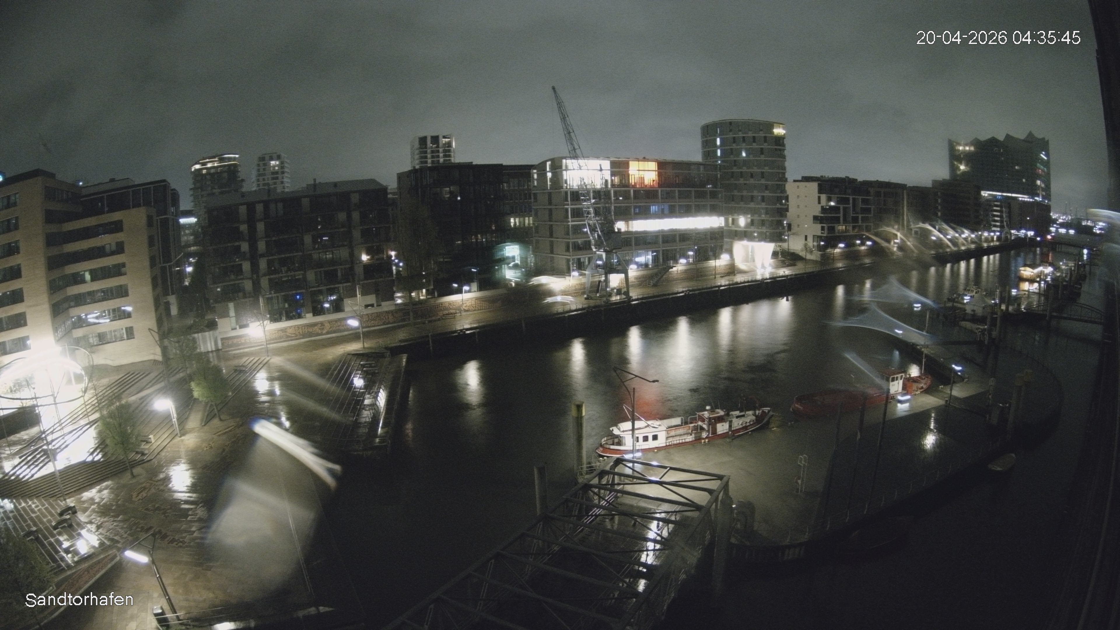 Archiv Foto Webcam Hamburg: HafenCity und Elbphilharmonie