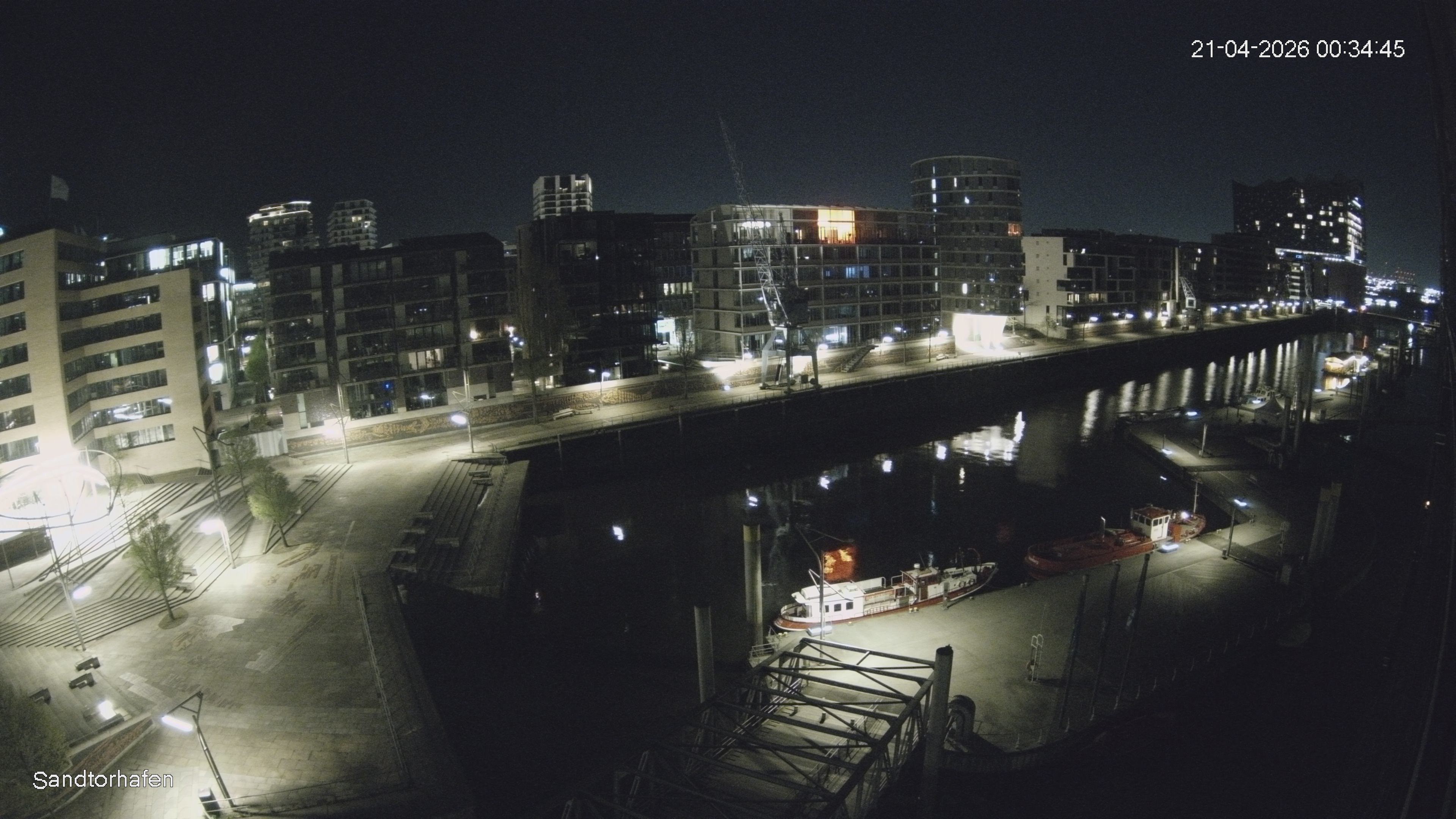 Archiv Foto Webcam Hamburg: HafenCity und Elbphilharmonie