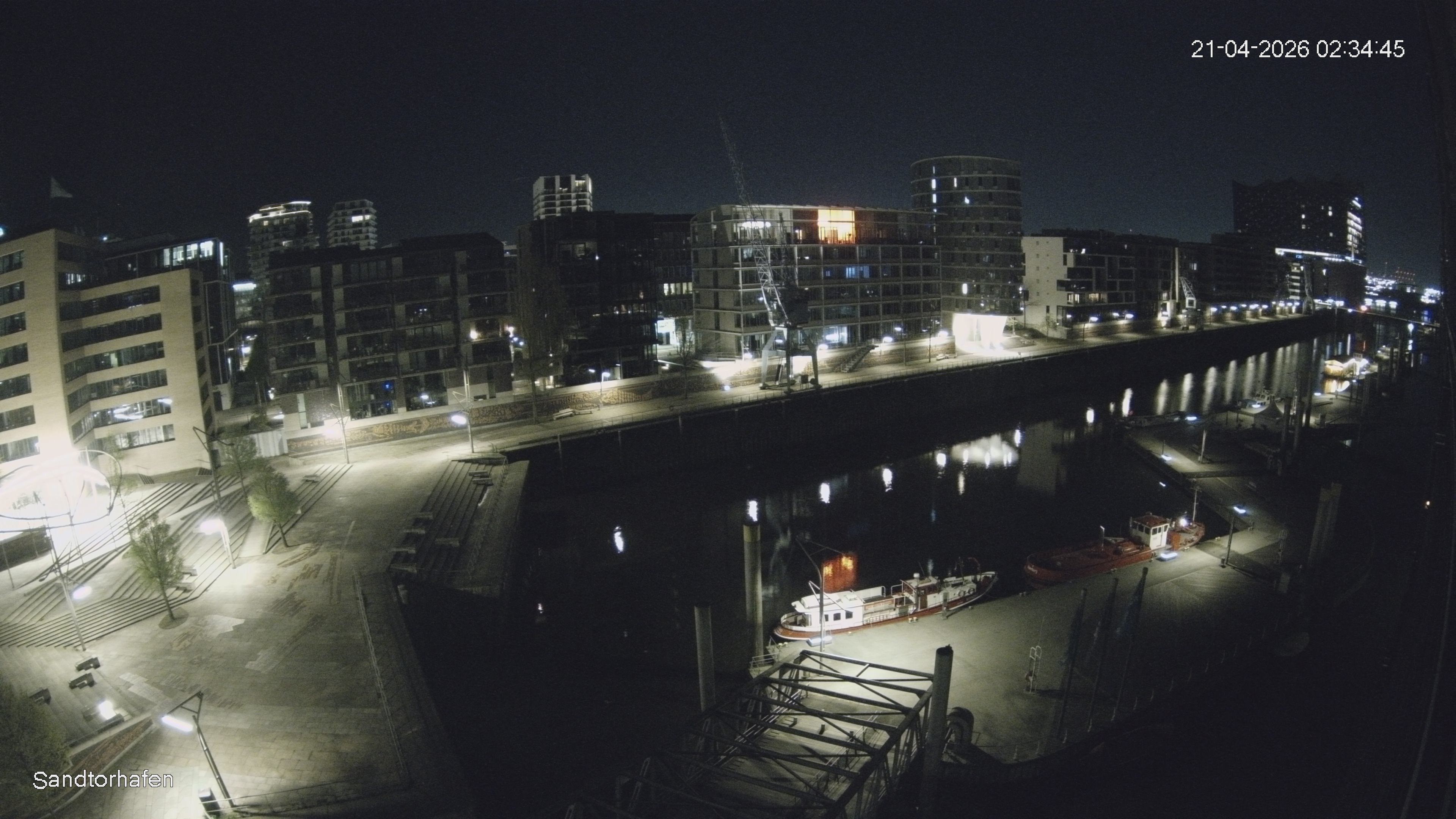 Archiv Foto Webcam Hamburg: HafenCity und Elbphilharmonie