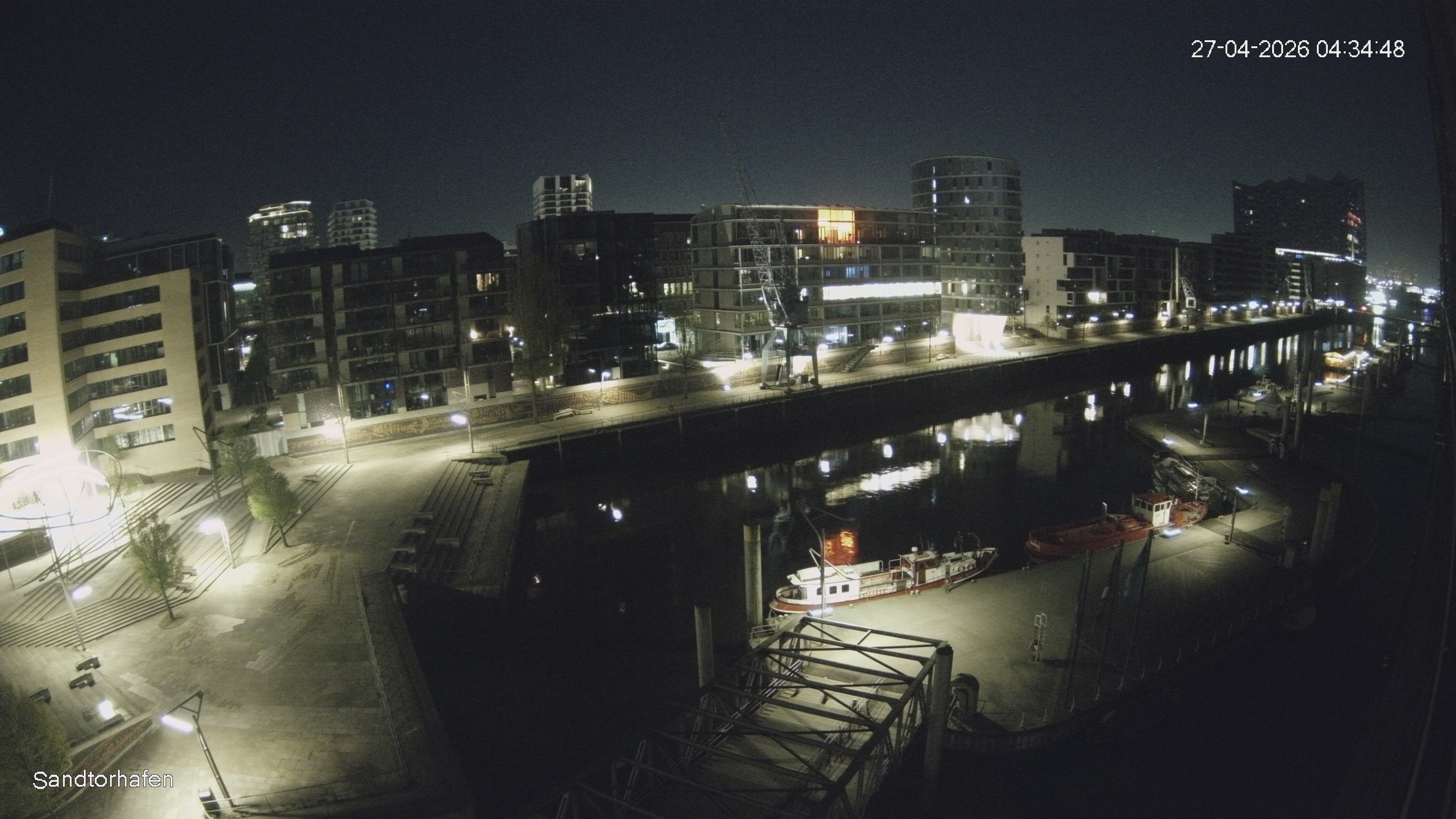 Archived image Webcam Harbour Hall Hamburg