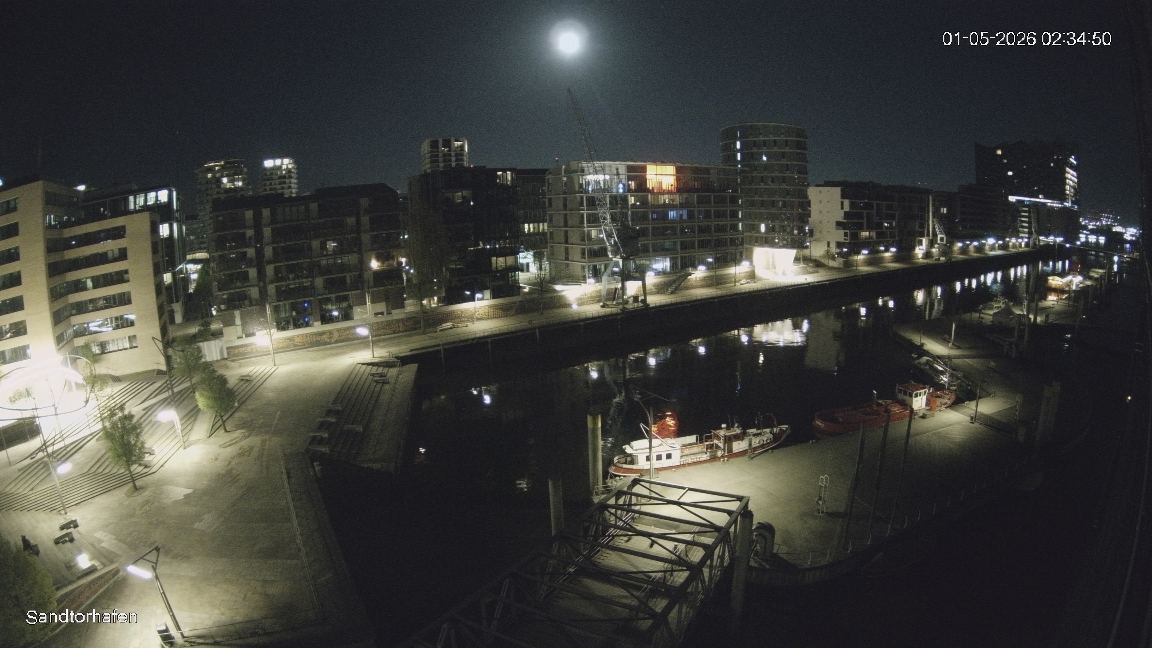 Archiv Foto Webcam Hamburg: HafenCity und Elbphilharmonie