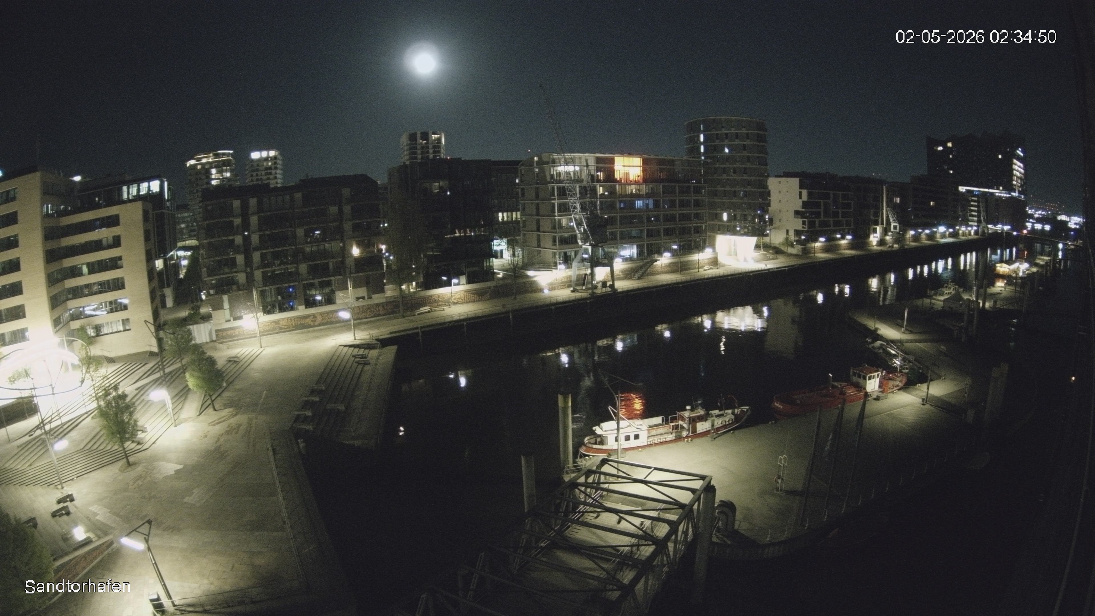 Archiv Foto Webcam Hamburg: HafenCity und Elbphilharmonie