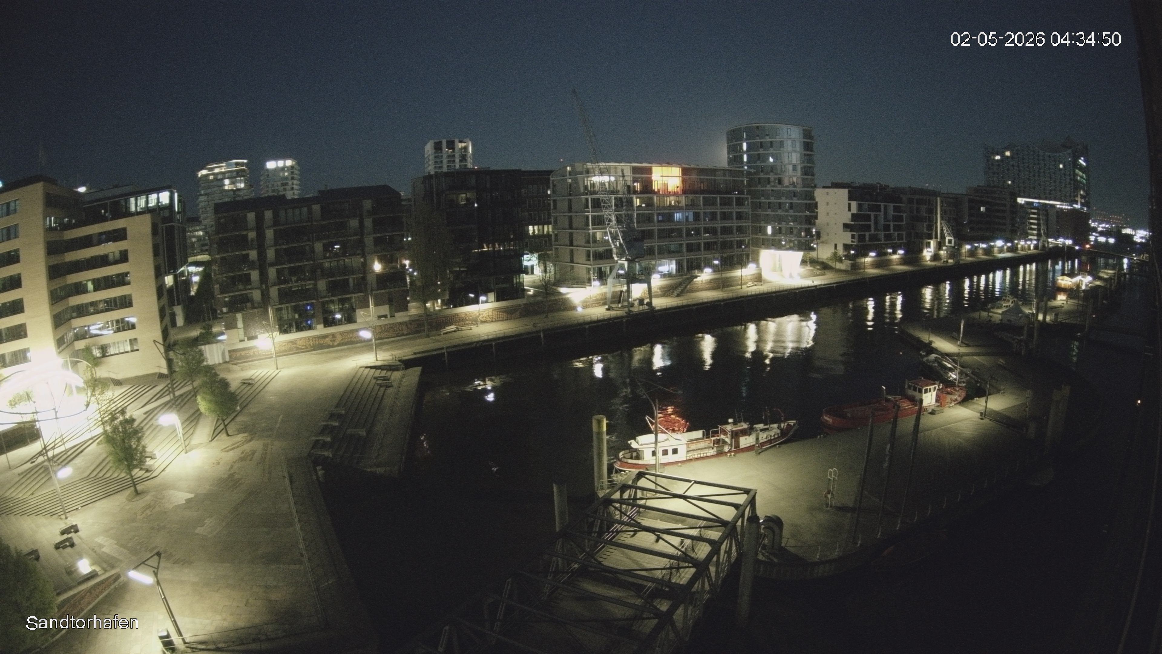 Archiv Foto Webcam Hamburg: HafenCity und Elbphilharmonie