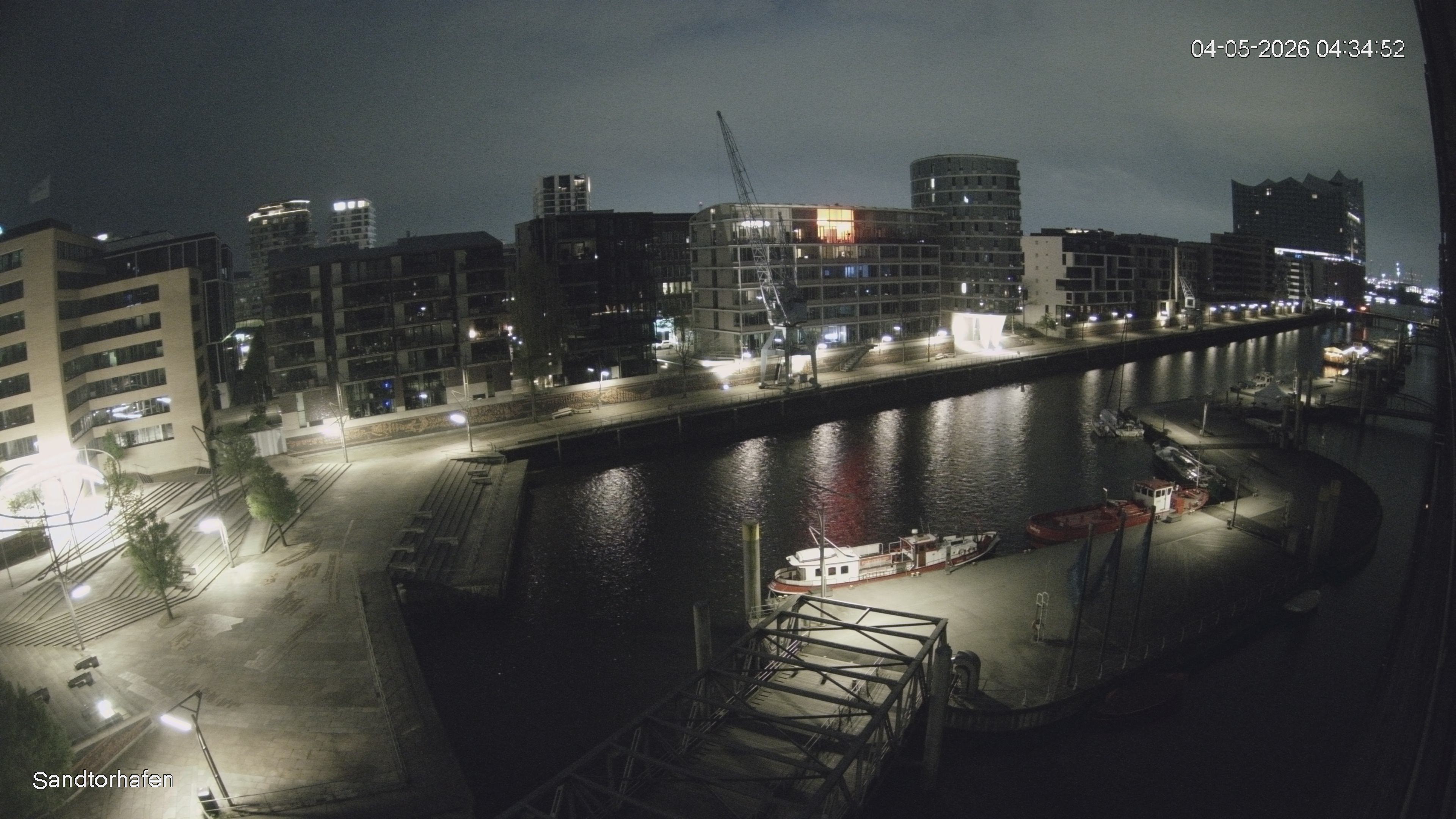 Archiv Foto Webcam Hamburg: HafenCity und Elbphilharmonie