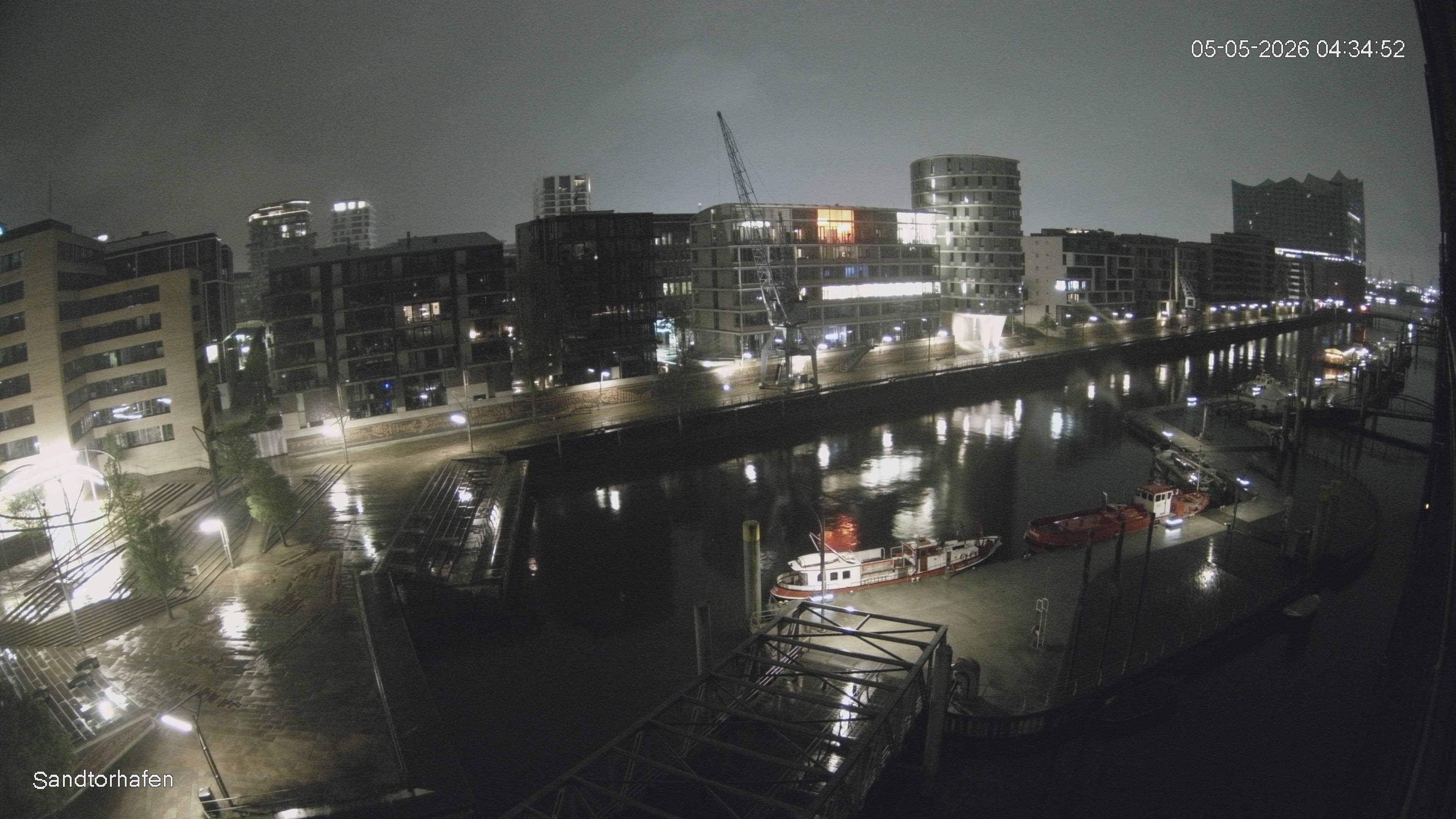 Archived image Webcam Harbour Hall Hamburg
