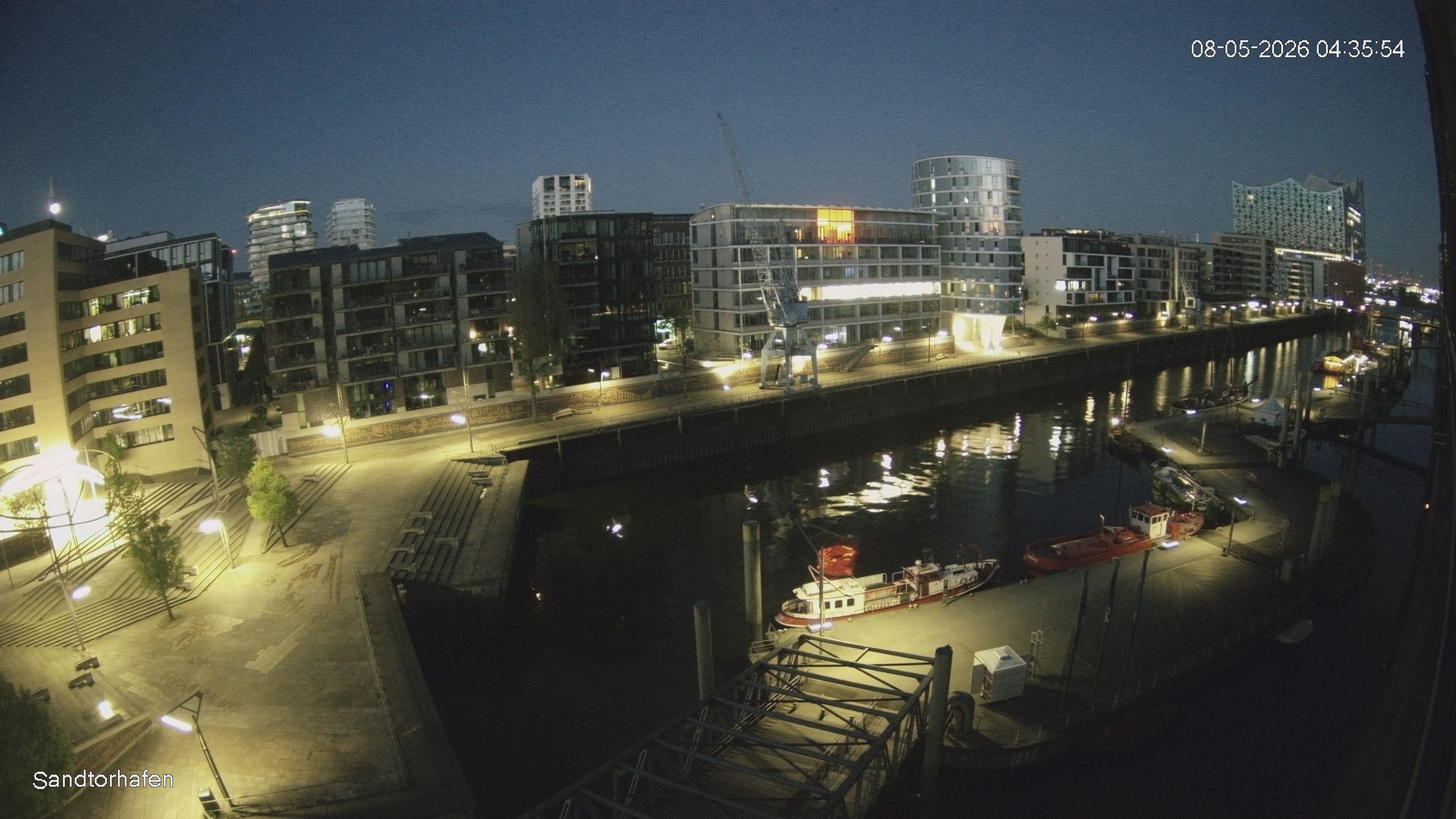 Archiv Foto Webcam Hamburg: HafenCity und Elbphilharmonie