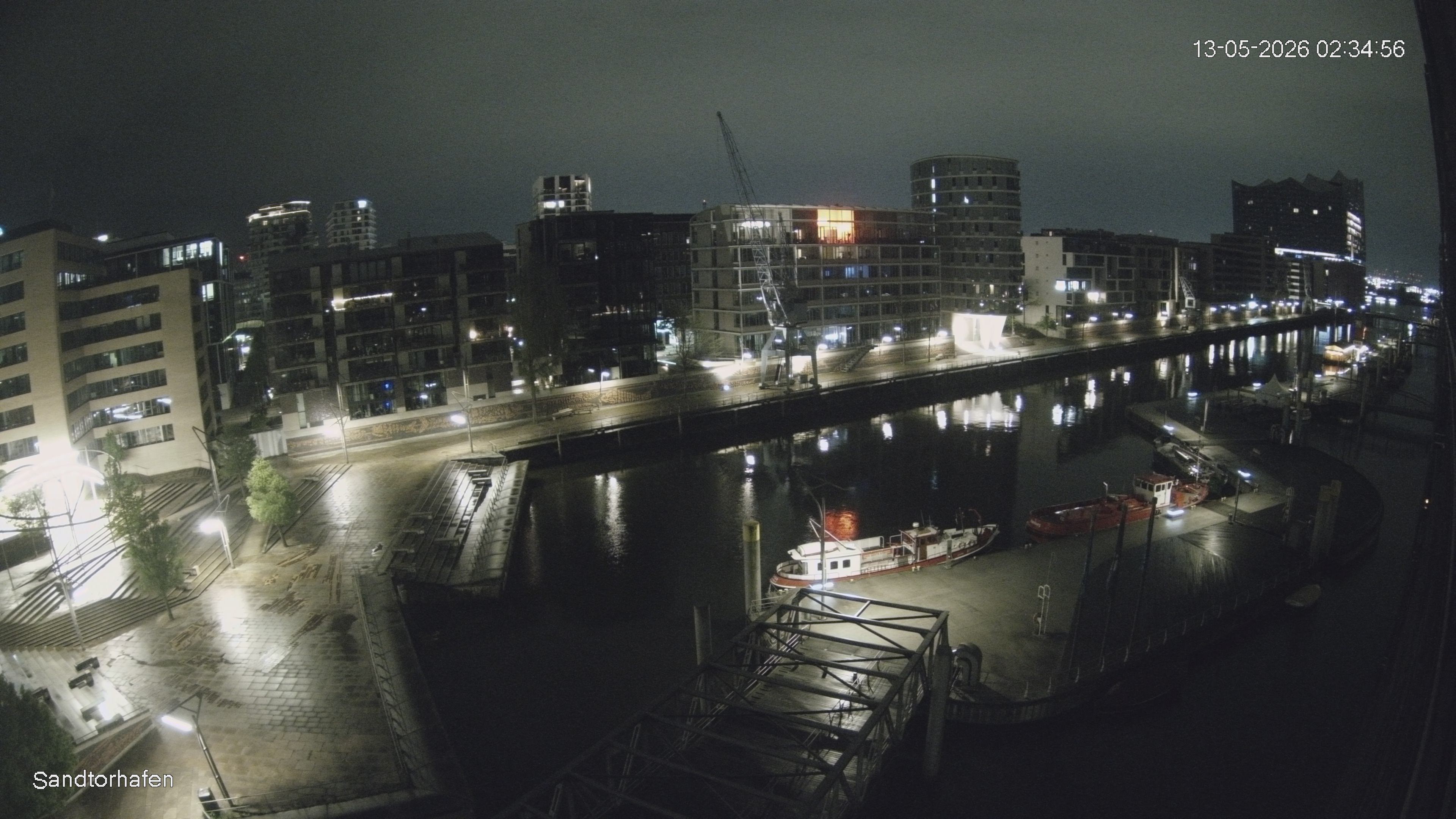Archiv Foto Webcam Hamburg: HafenCity und Elbphilharmonie