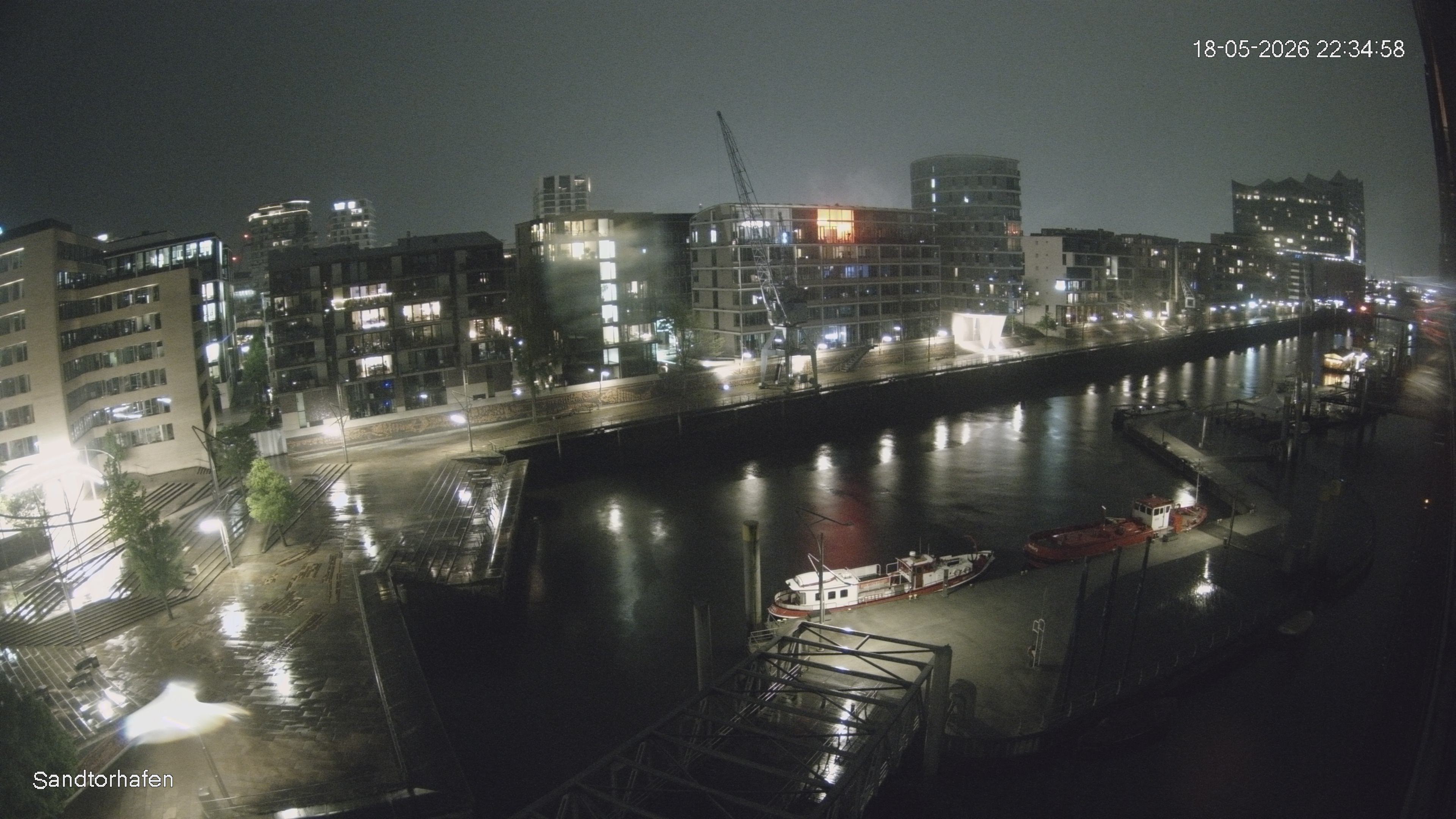 Archiv Foto Webcam Hamburg: HafenCity und Elbphilharmonie