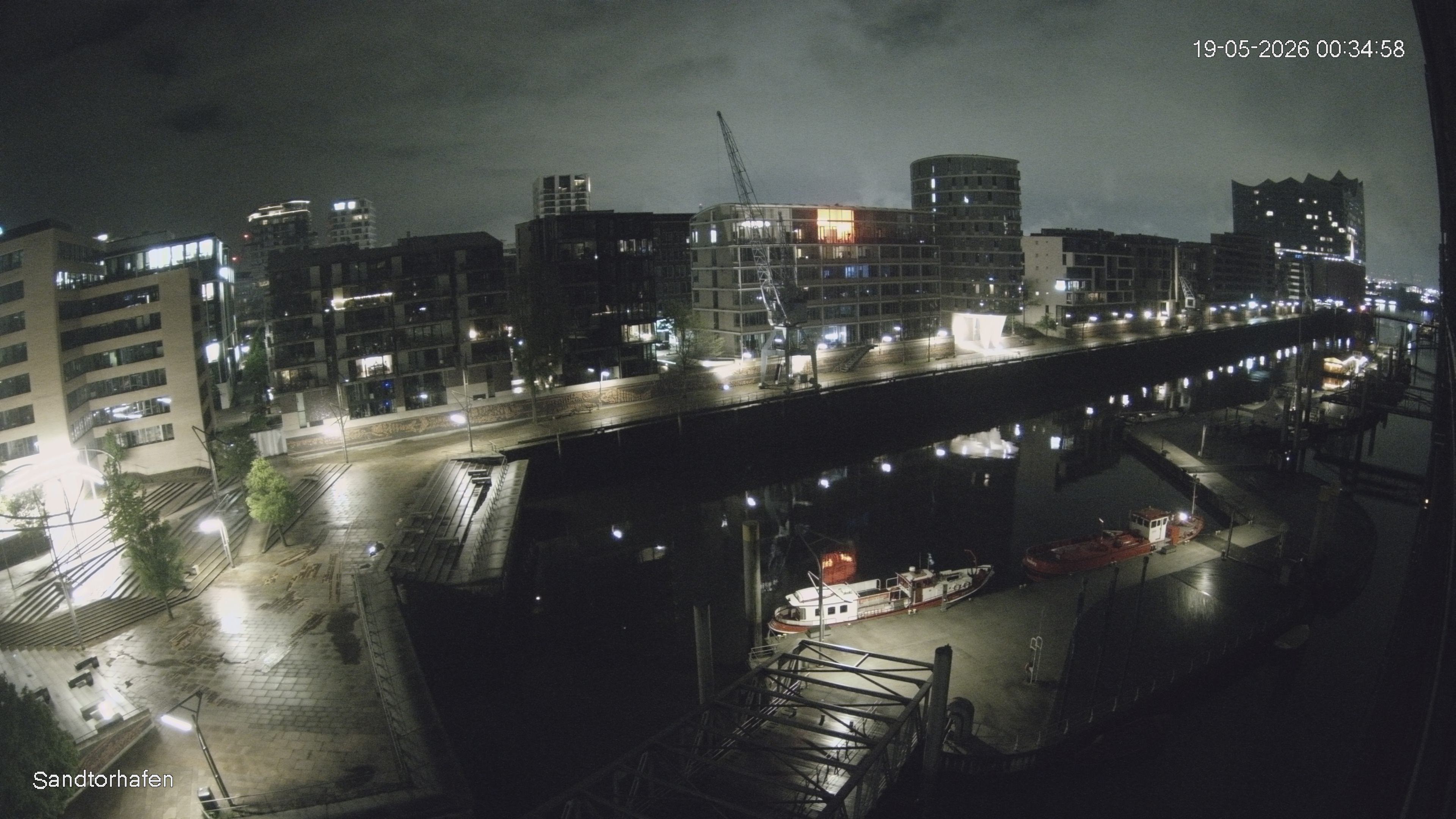 Archiv Foto Webcam Hamburg: HafenCity und Elbphilharmonie
