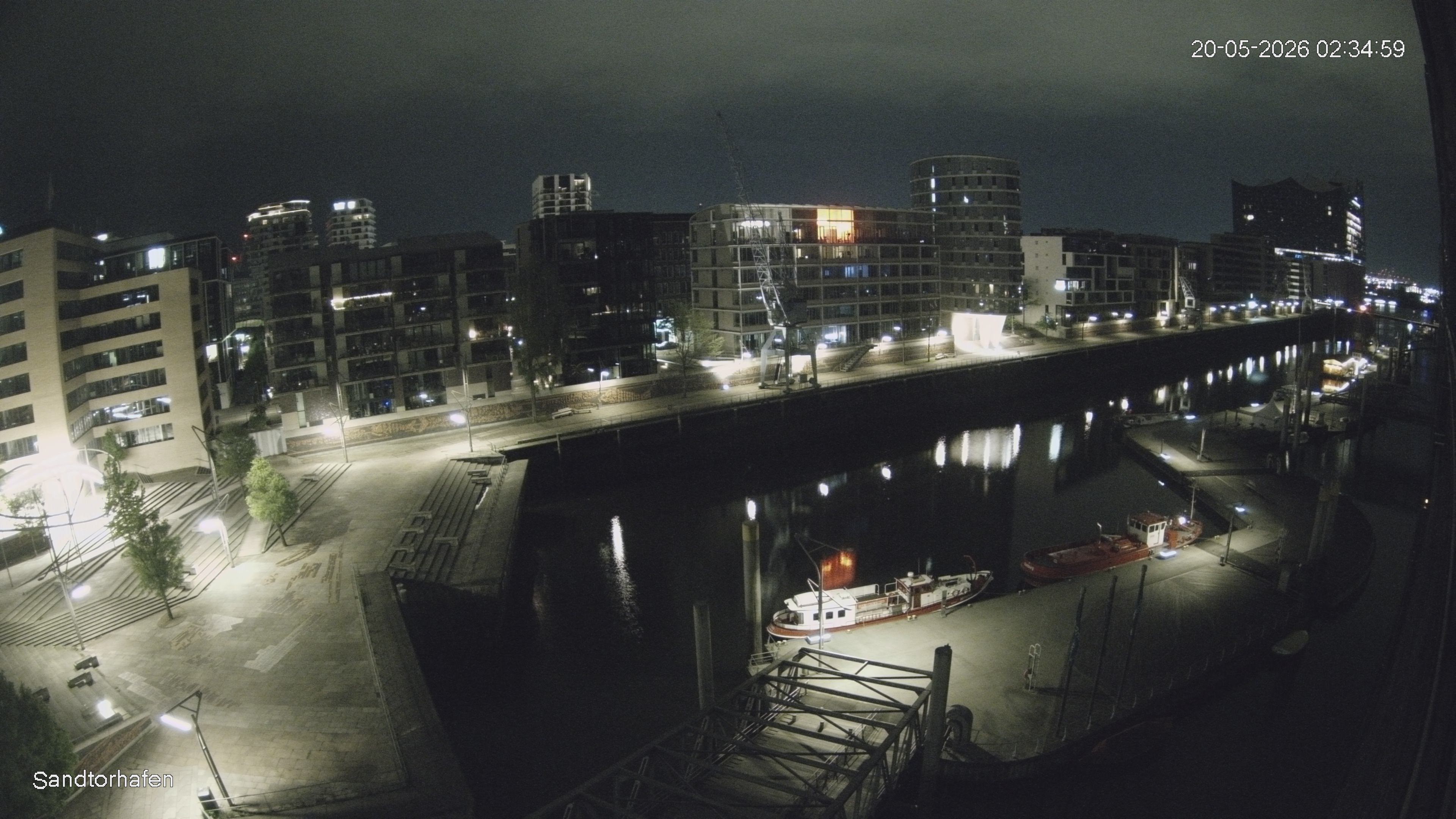 Archiv Foto Webcam Hamburg: HafenCity und Elbphilharmonie