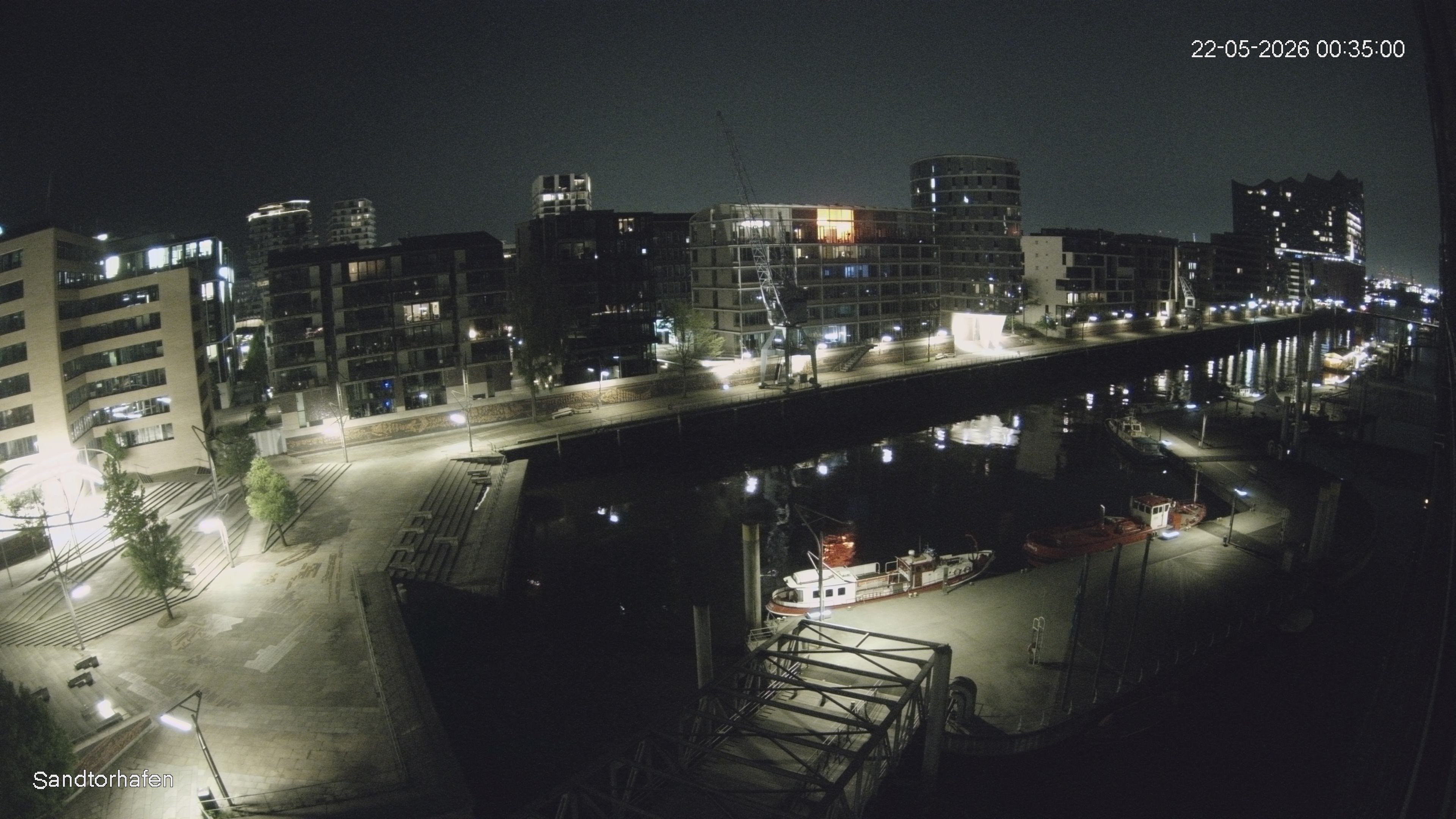 Archiv Foto Webcam Hamburg: HafenCity und Elbphilharmonie