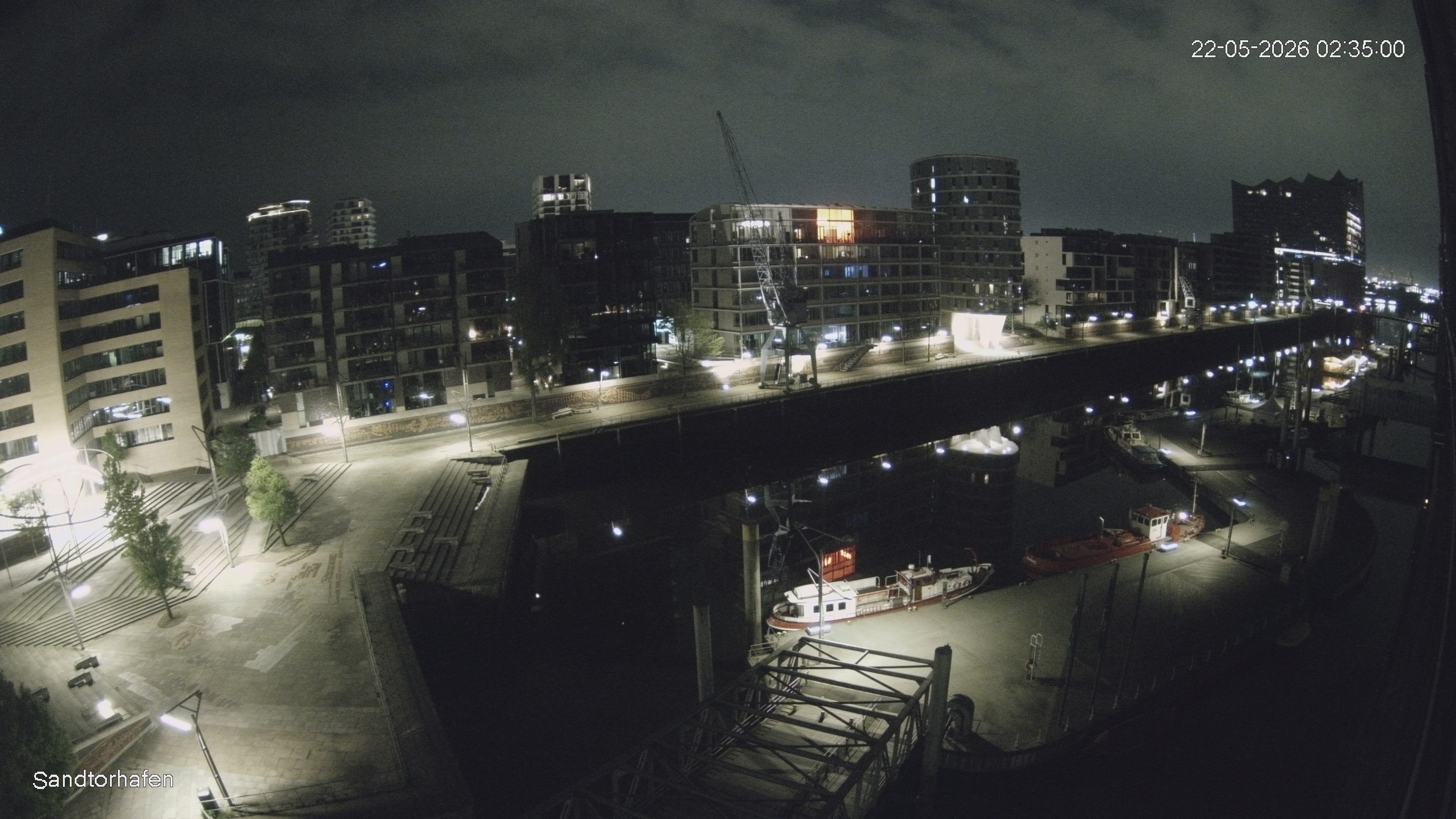 Archiv Foto Webcam Hamburg: HafenCity und Elbphilharmonie