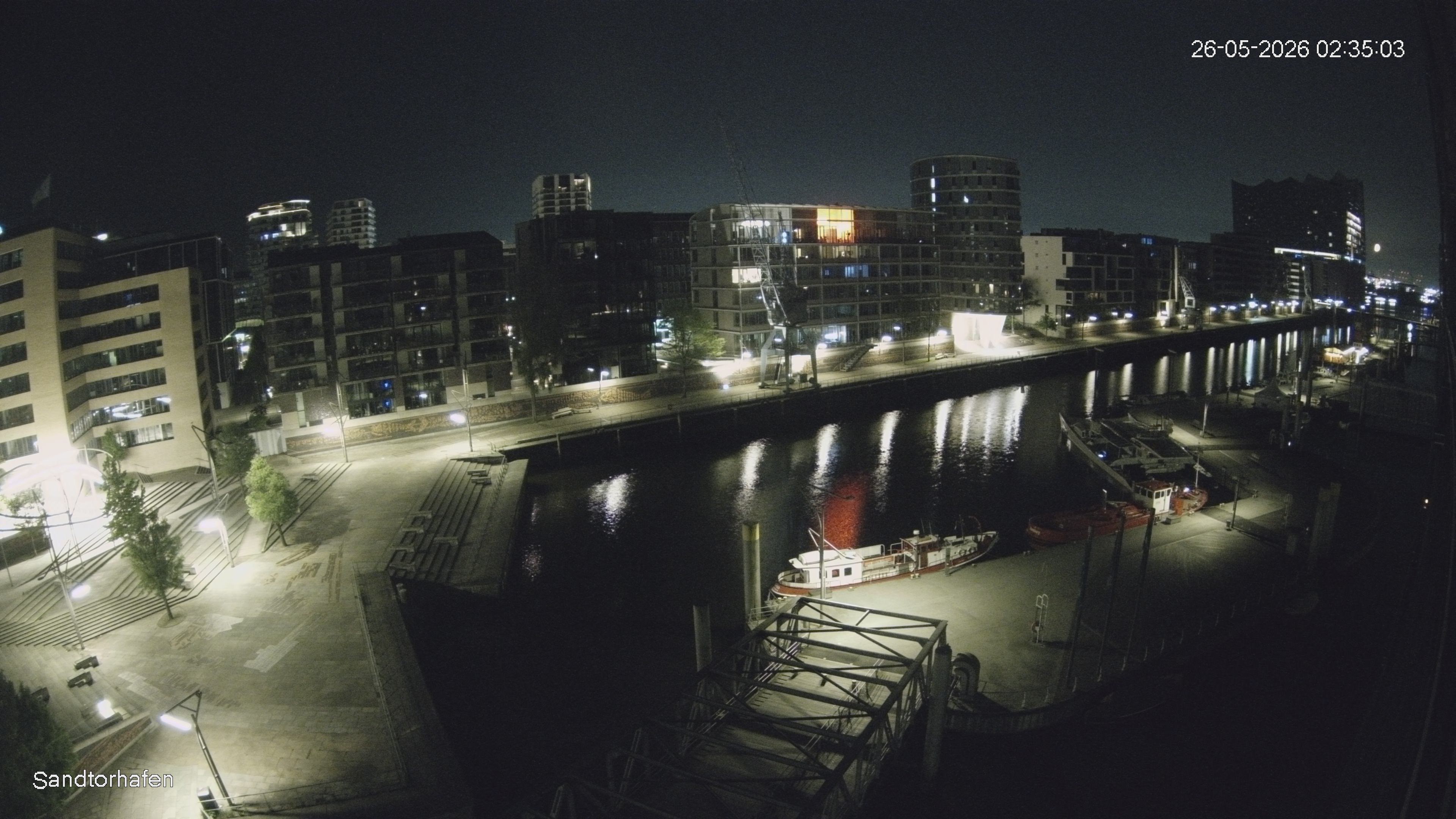 Archived image Webcam Harbour Hall Hamburg