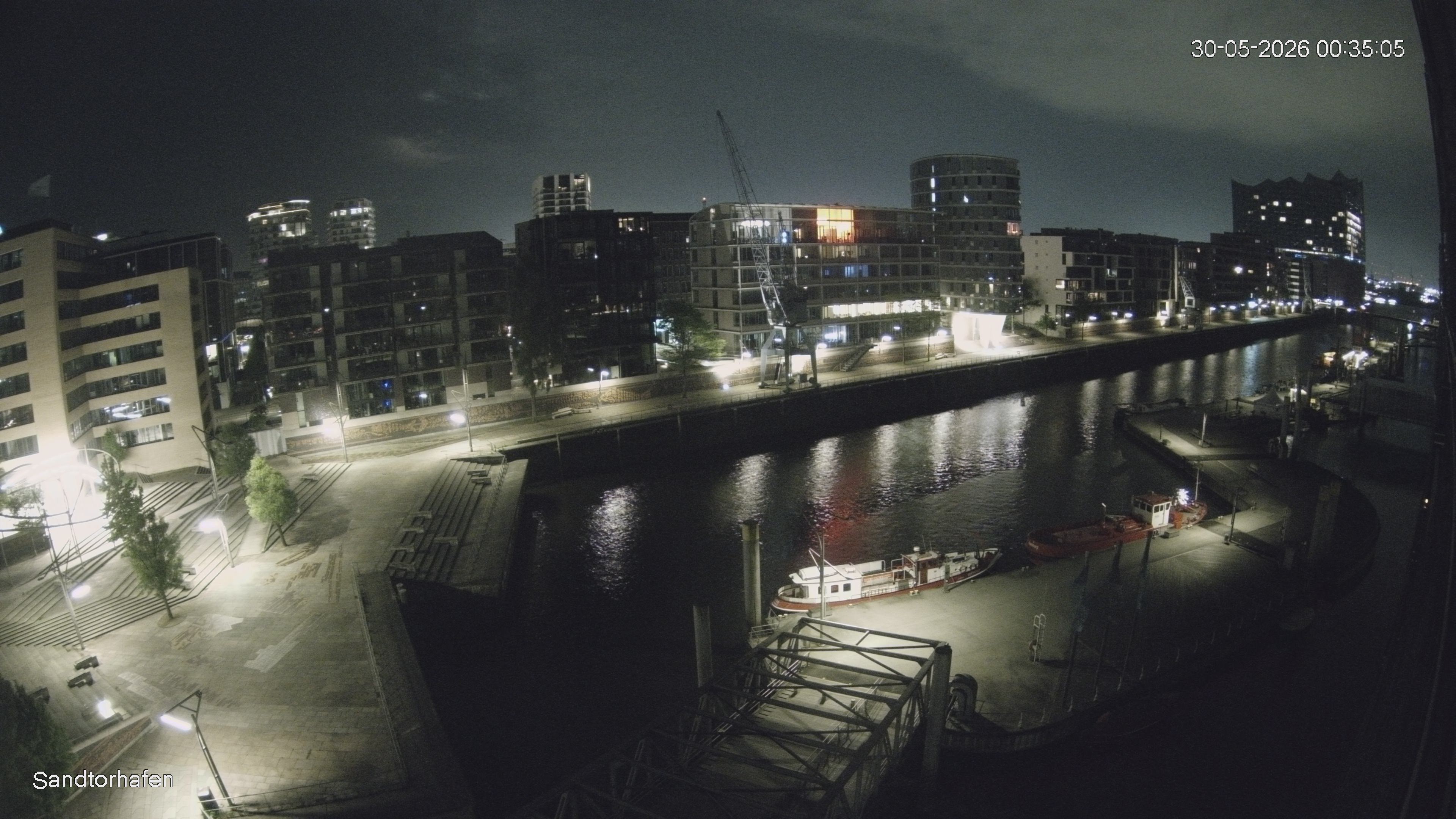 Archived image Webcam Harbour Hall Hamburg