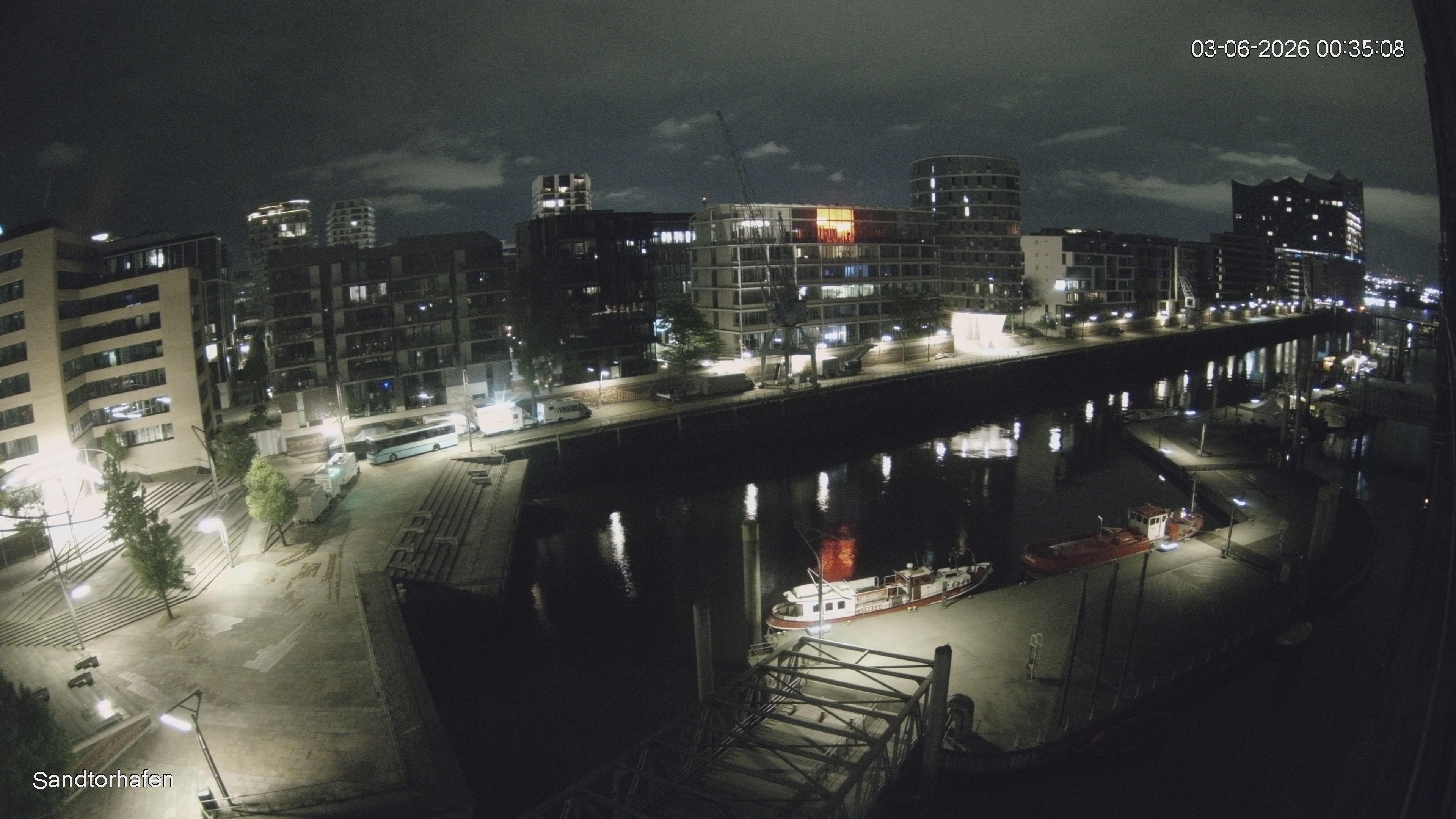 Archived image Webcam Harbour Hall Hamburg
