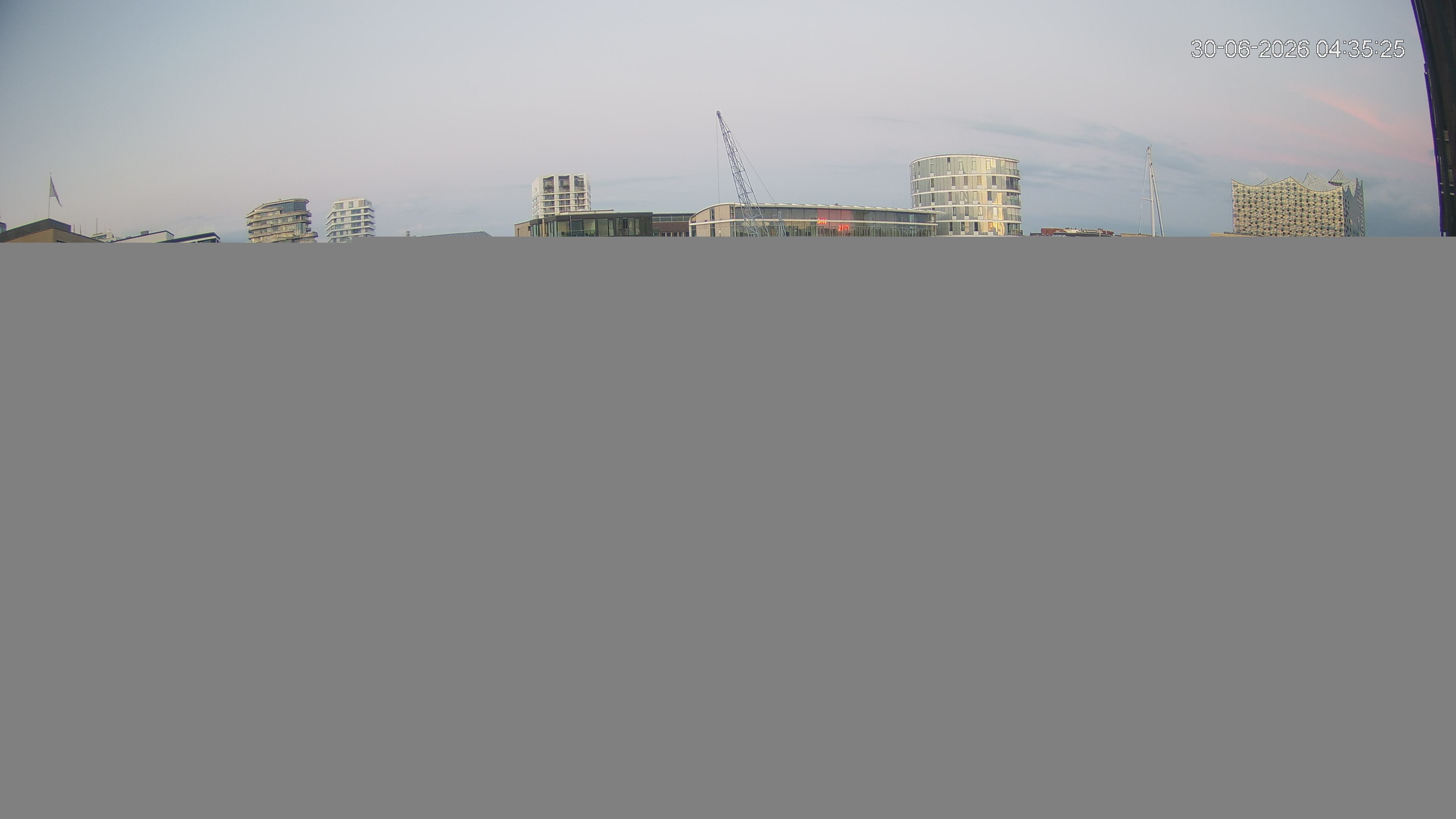 Archiv Foto Webcam Hamburg: HafenCity und Elbphilharmonie