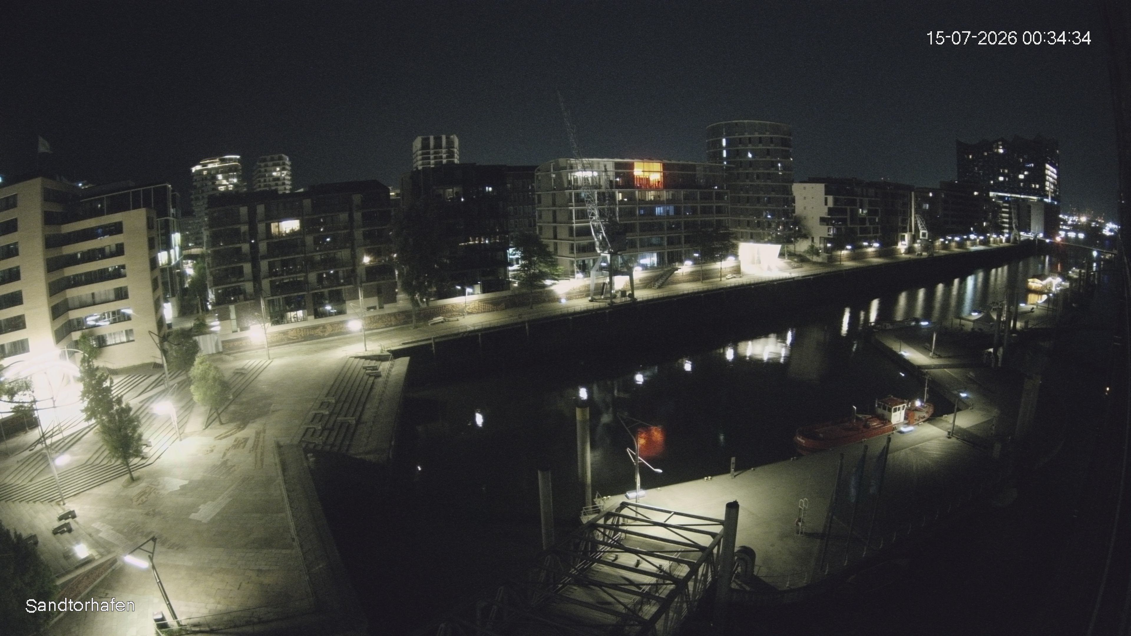 Archived image Webcam Harbour Hall Hamburg
