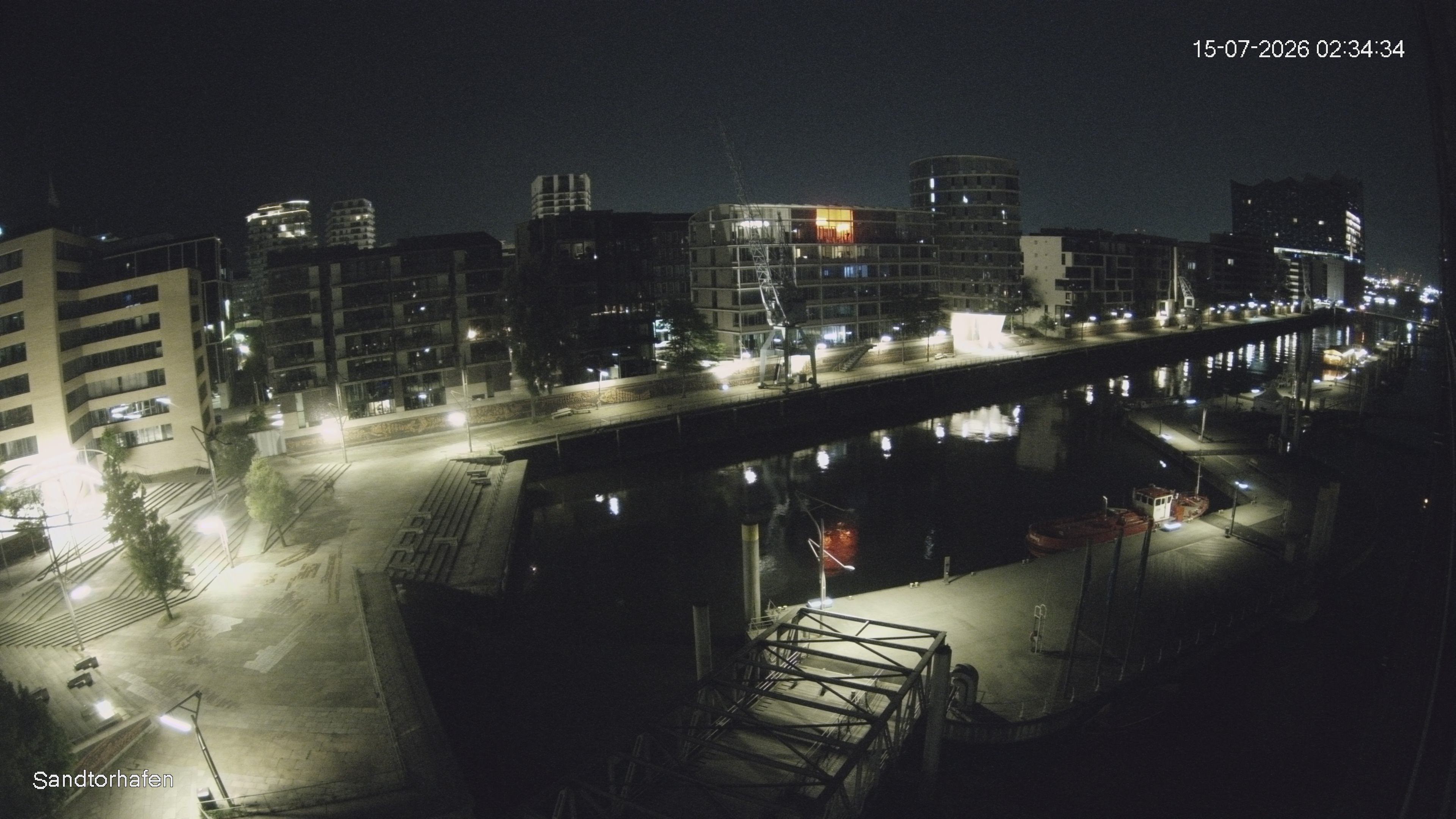 Archived image Webcam Harbour Hall Hamburg
