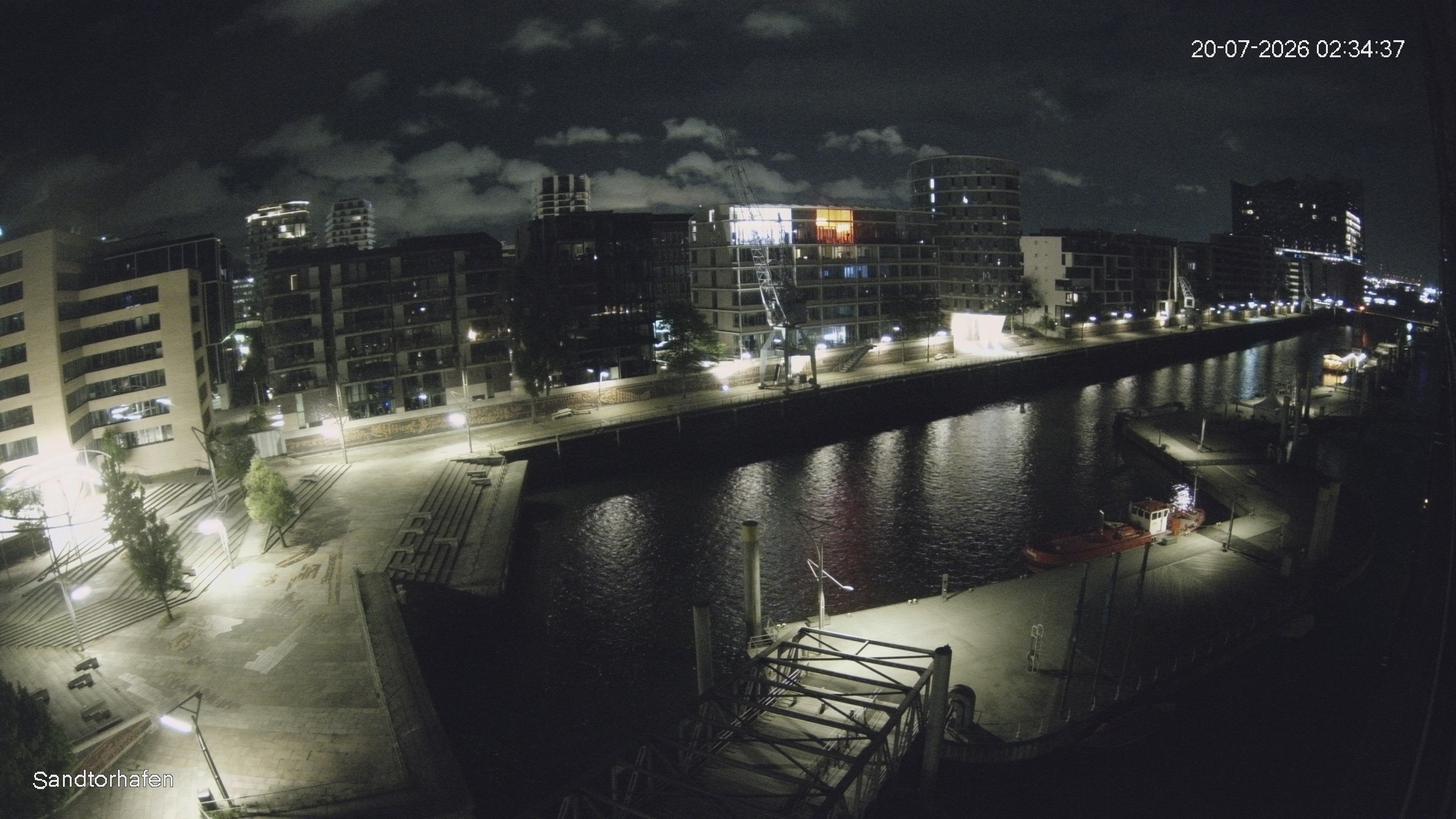 Archived image Webcam Harbour Hall Hamburg