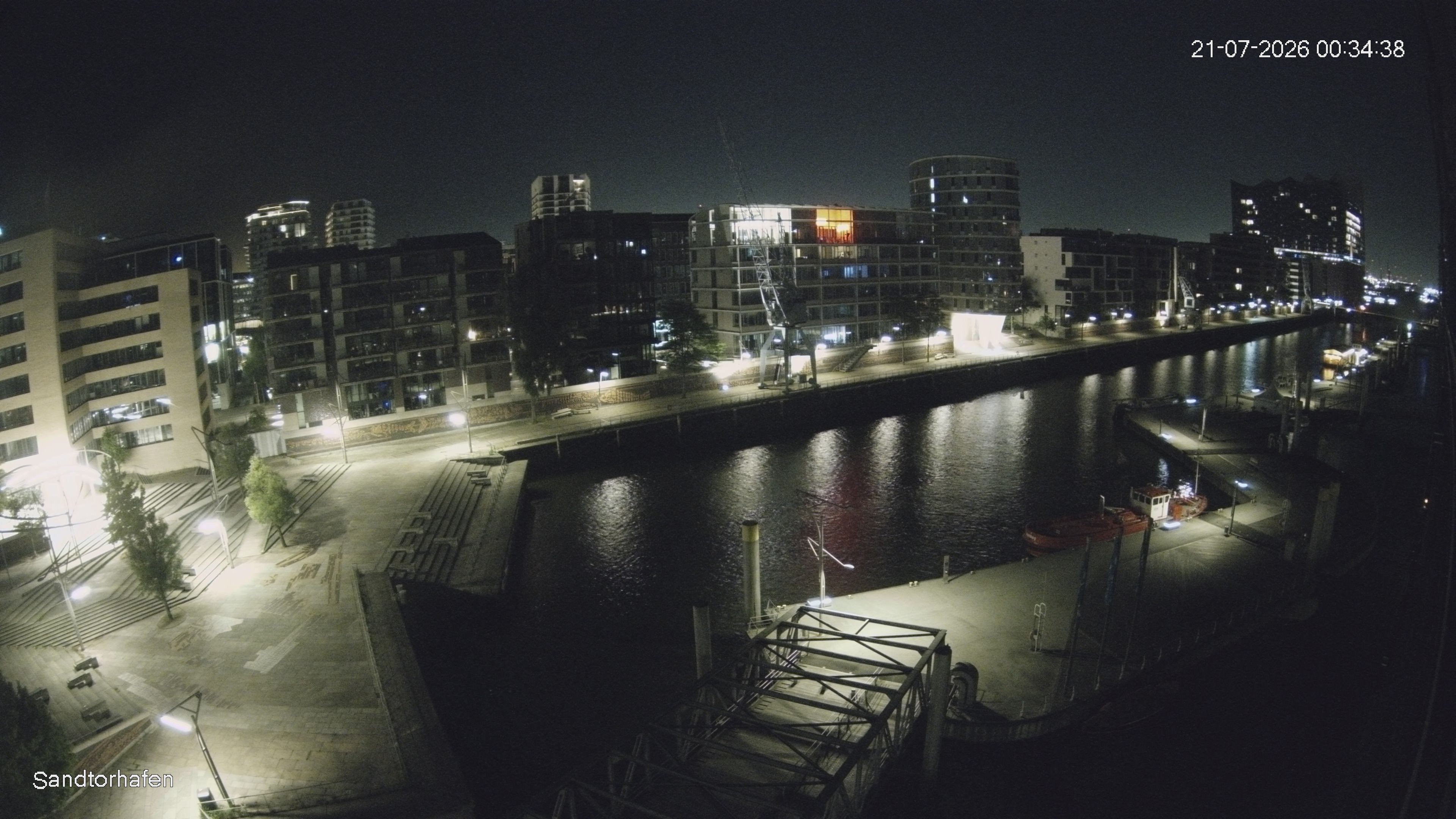 Archiv Foto Webcam Hamburg: HafenCity und Elbphilharmonie