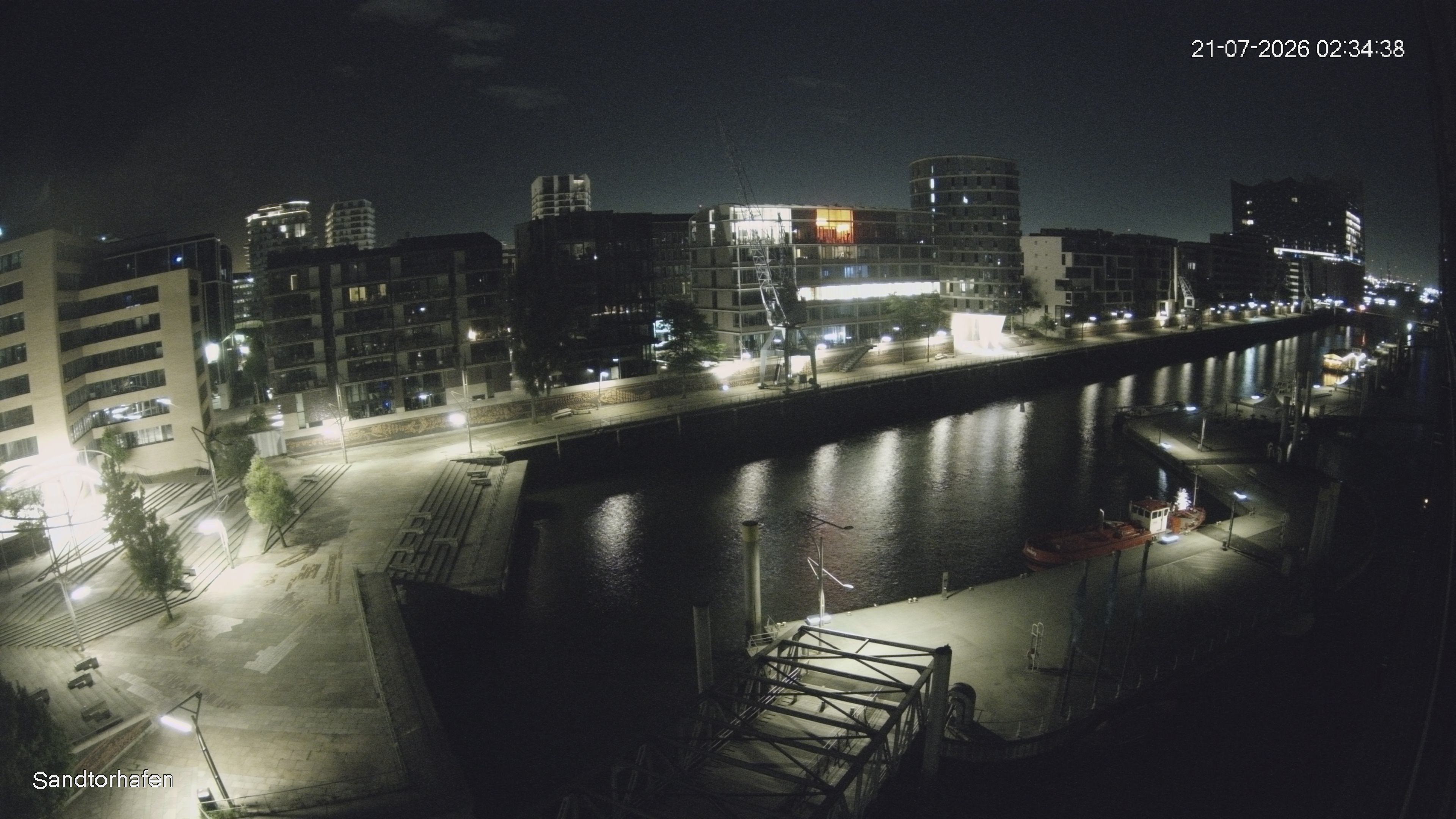 Archiv Foto Webcam Hamburg: HafenCity und Elbphilharmonie