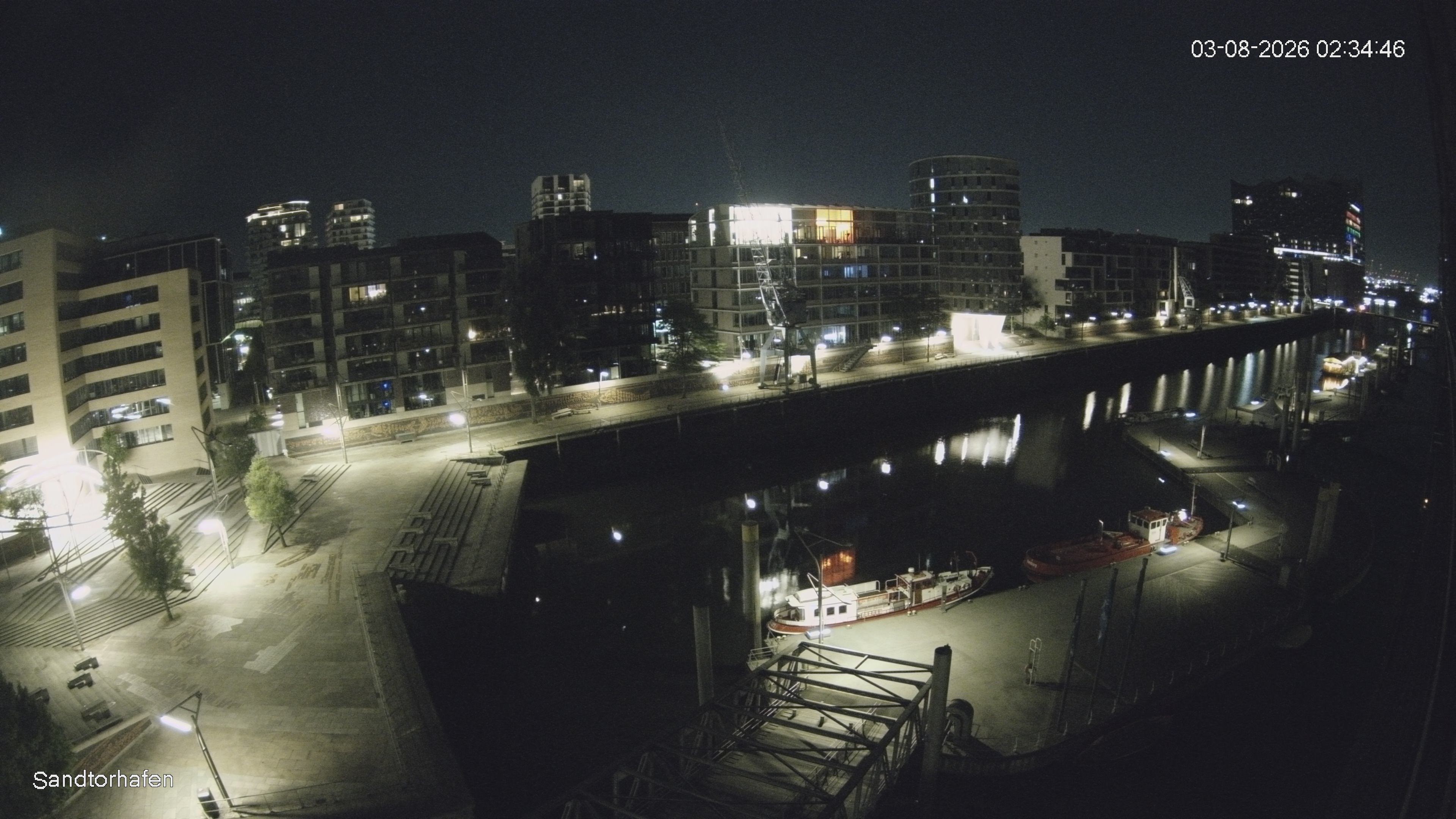 Archiv Foto Webcam Hamburg: HafenCity und Elbphilharmonie
