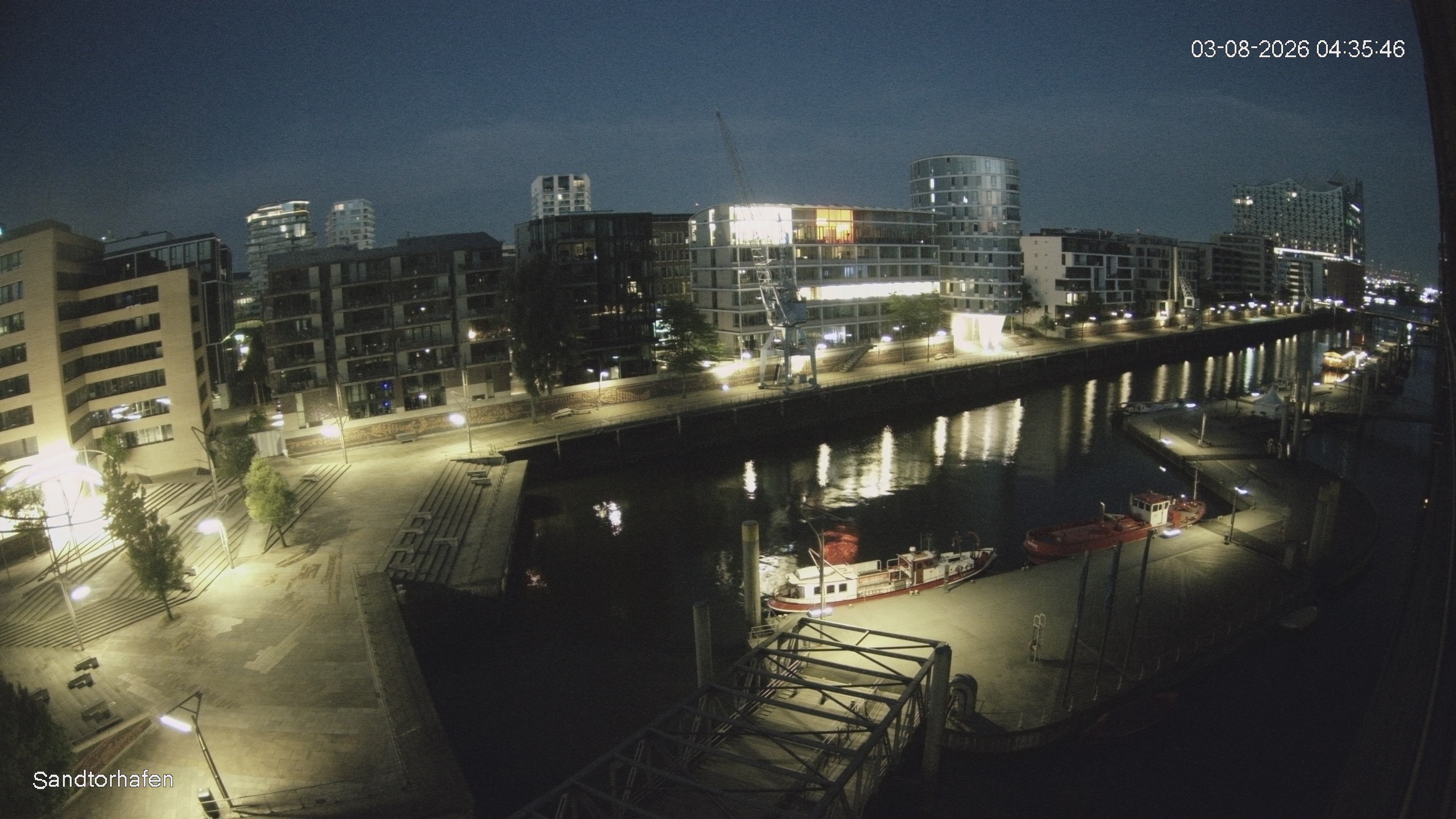 Archiv Foto Webcam Hamburg: HafenCity und Elbphilharmonie
