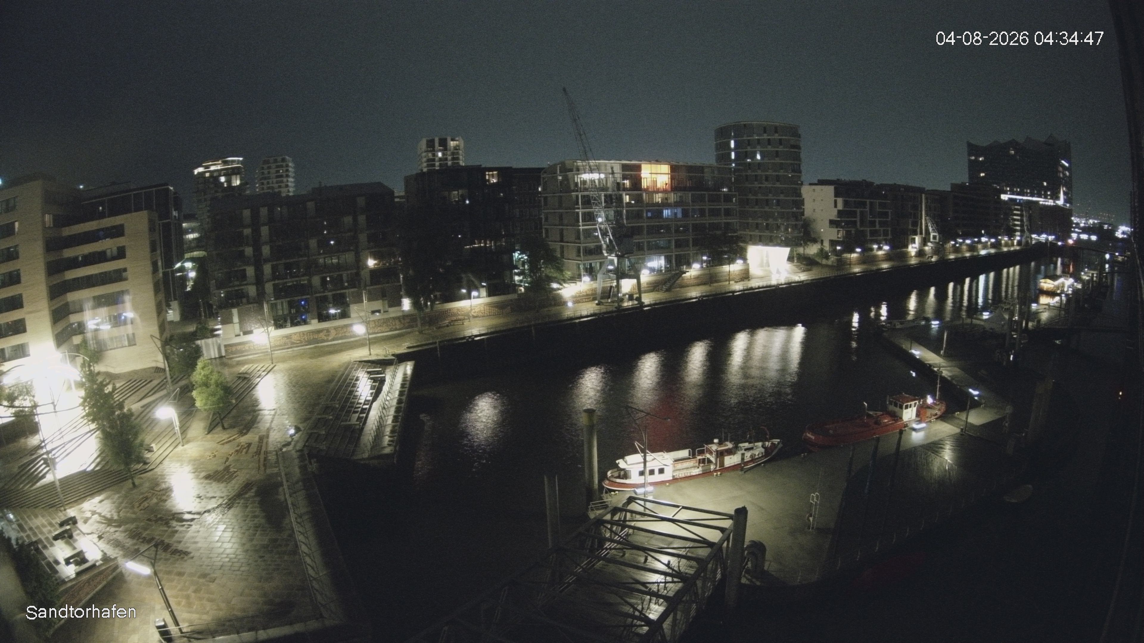 Archived image Webcam Harbour Hall Hamburg