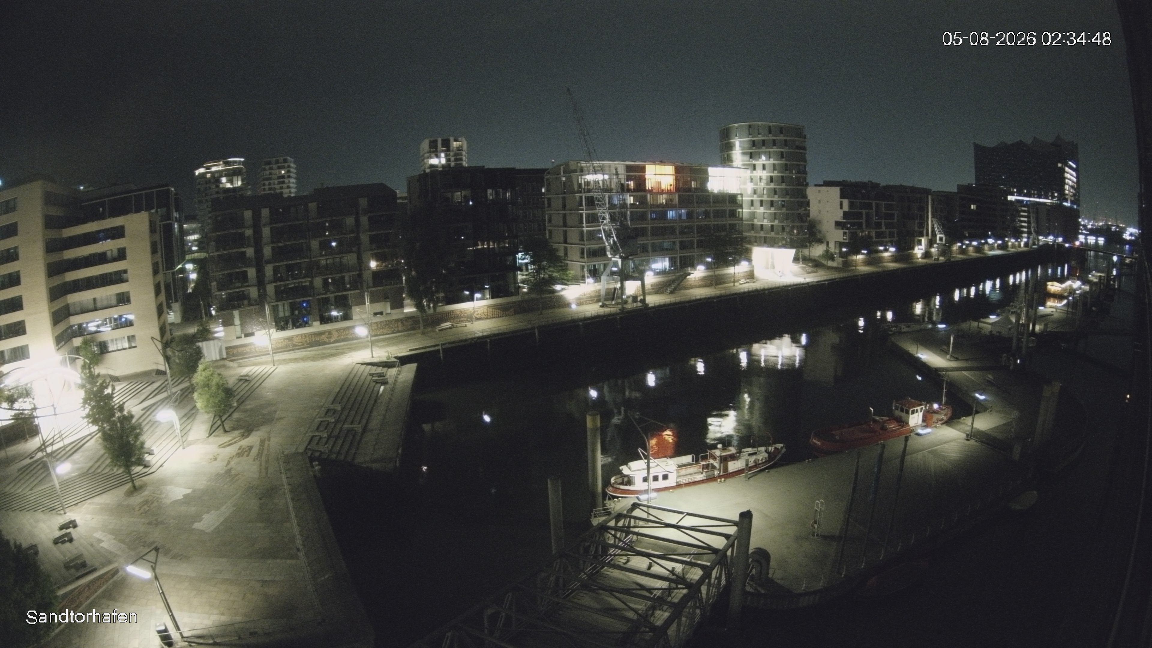 Archiv Foto Webcam Hamburg: HafenCity und Elbphilharmonie